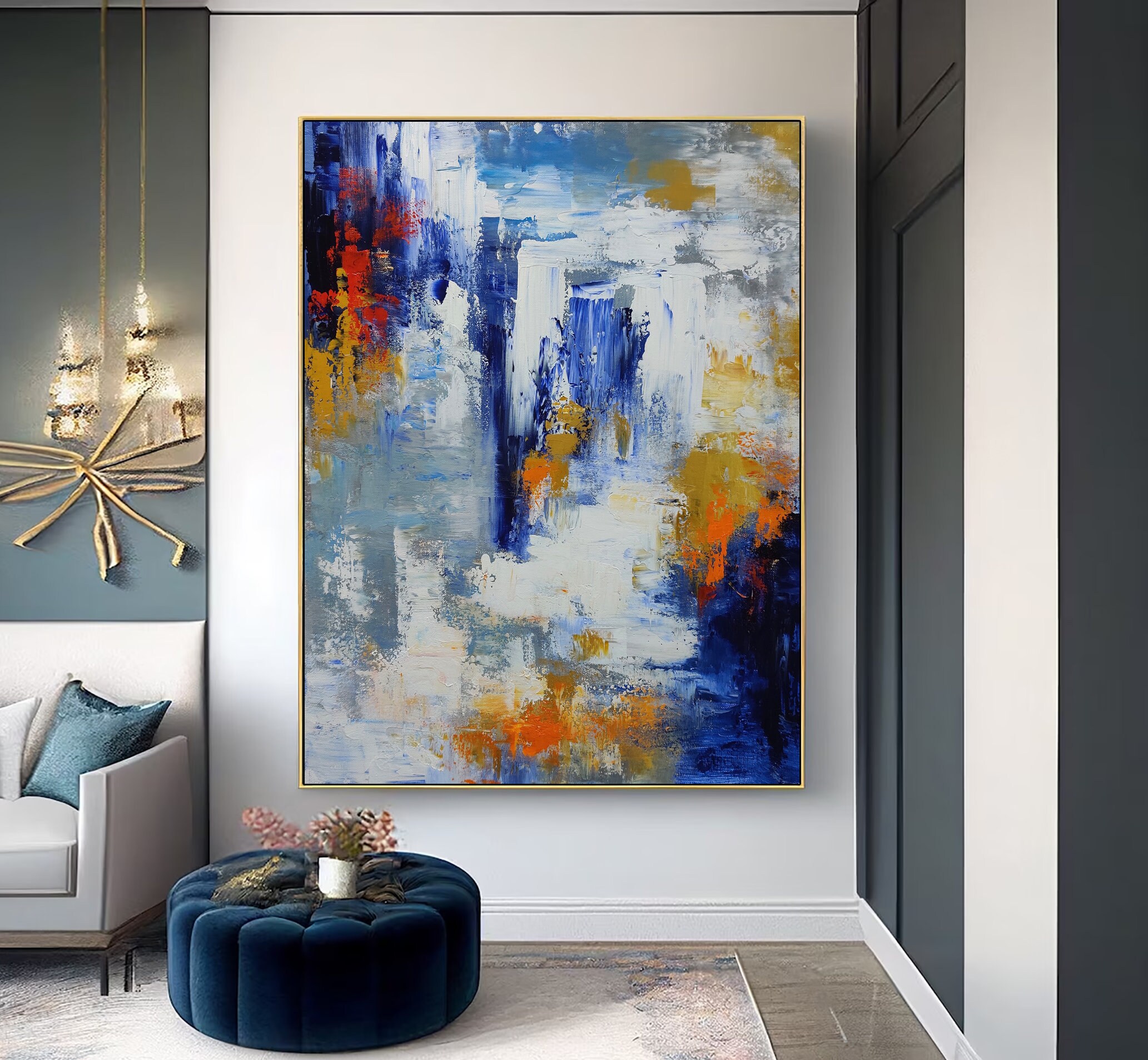 Iridescent Blue Hues