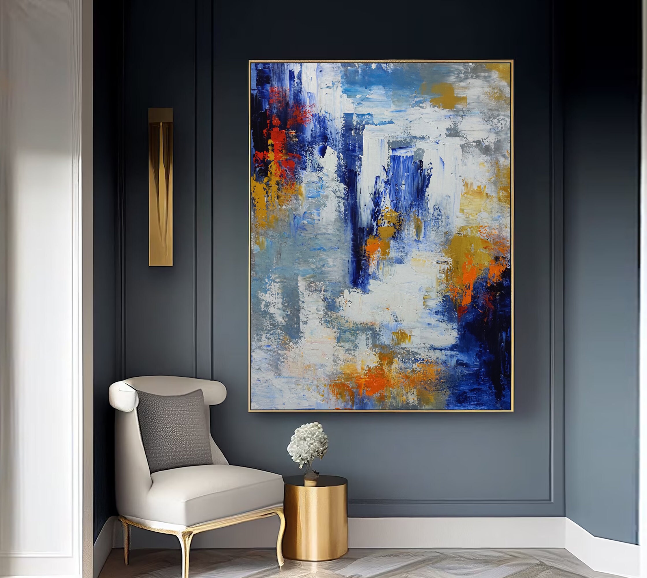 Iridescent Blue Hues