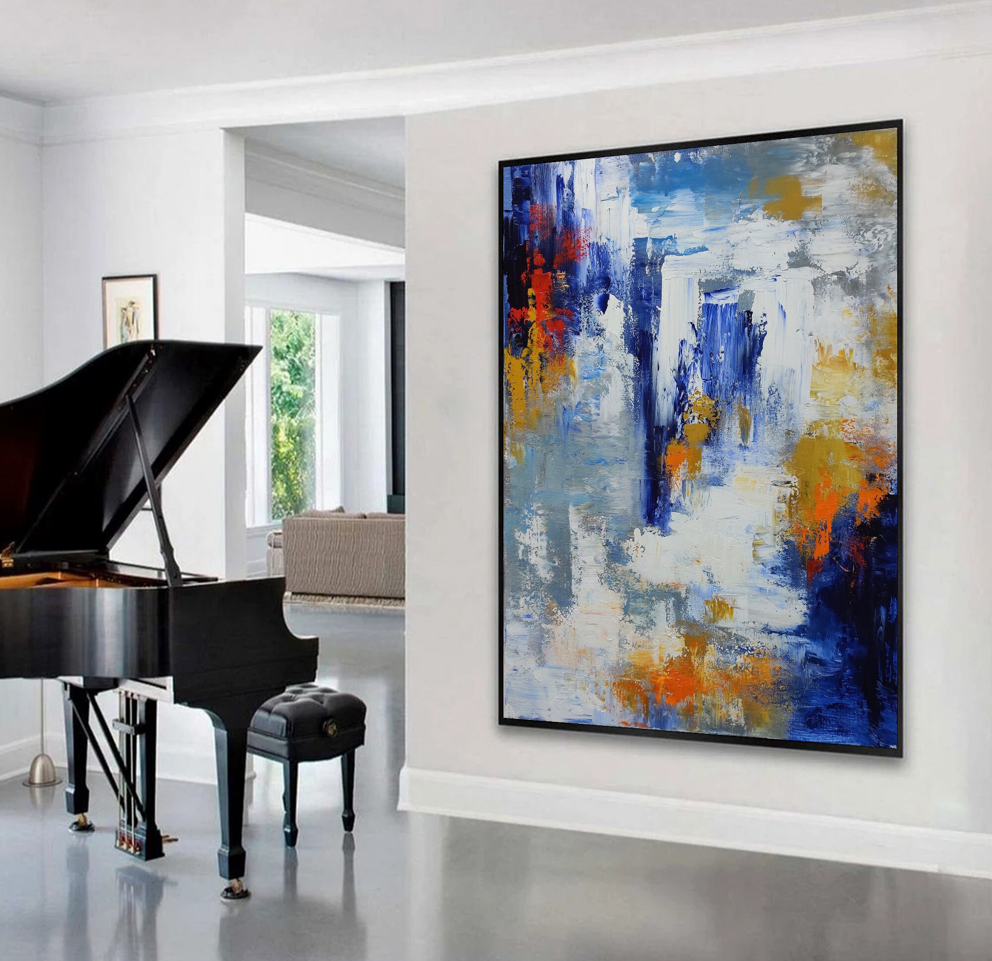 Iridescent Blue Hues