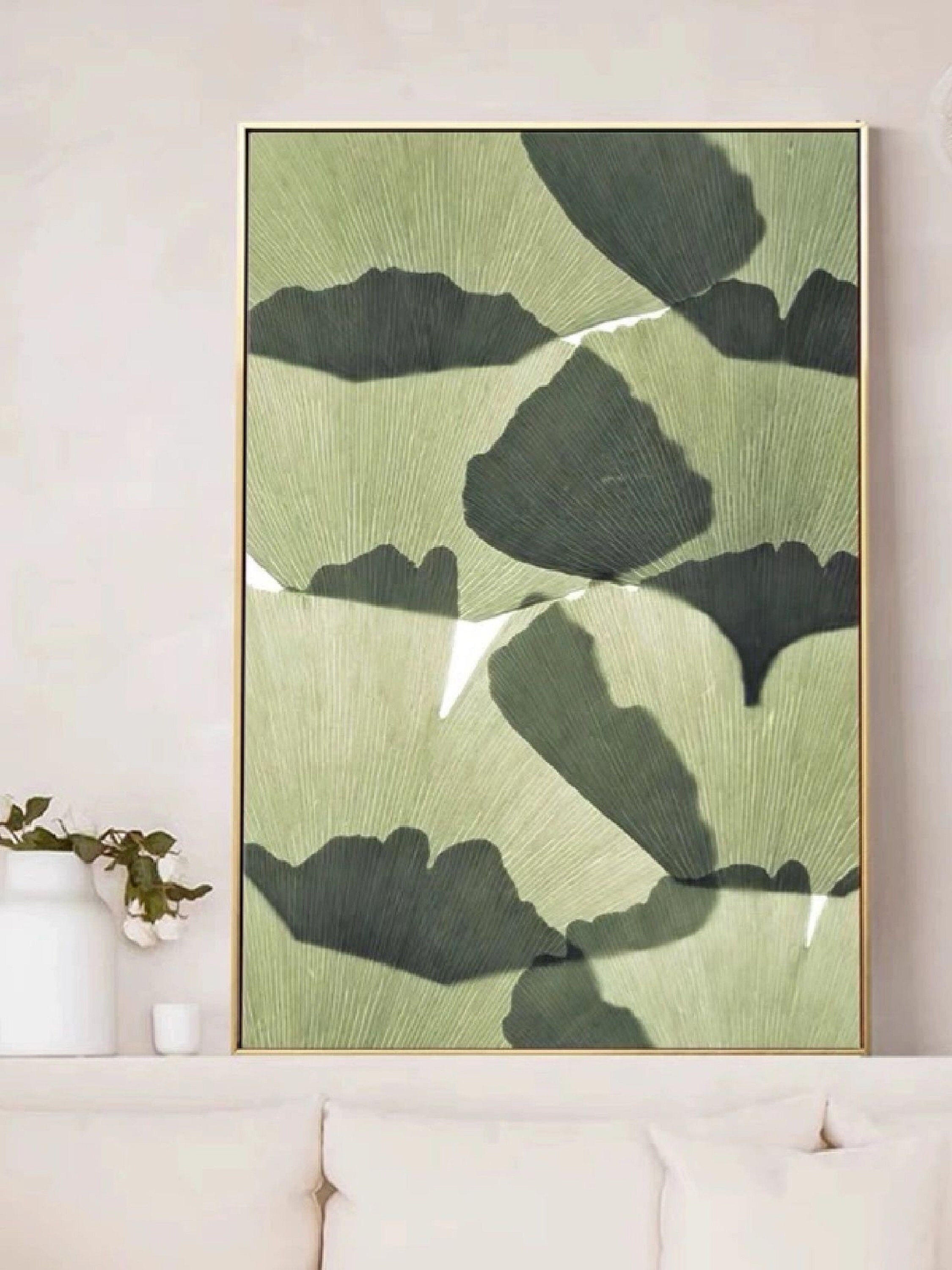 The veins of the leaf