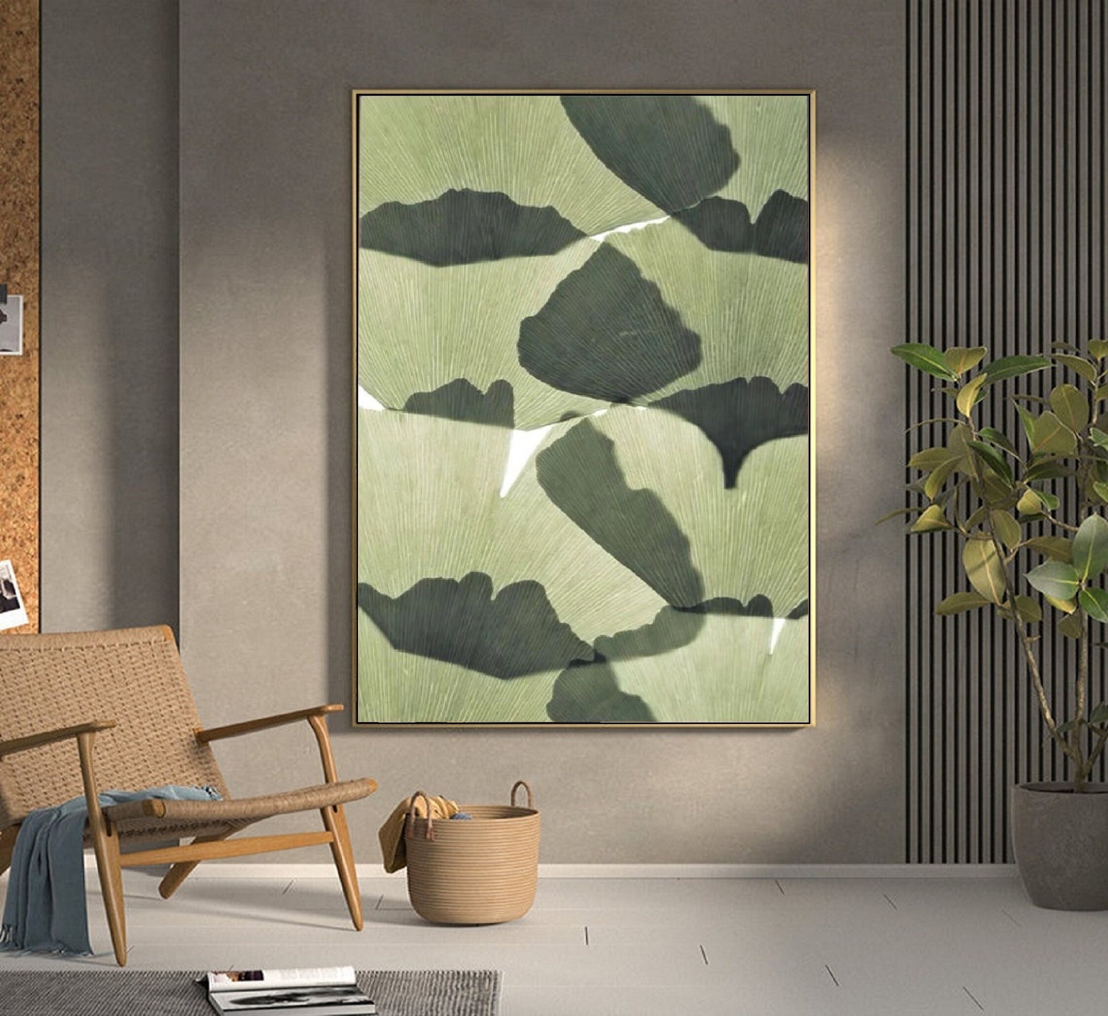 The veins of the leaf