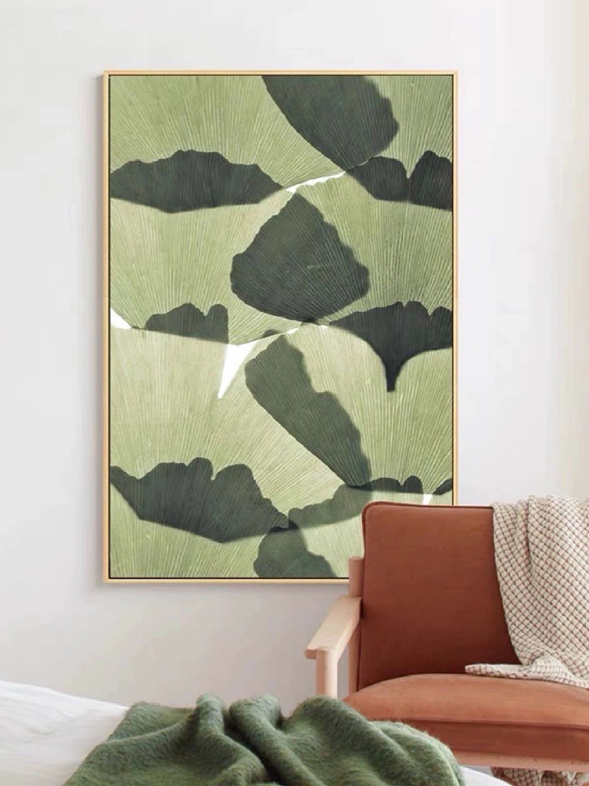 The veins of the leaf