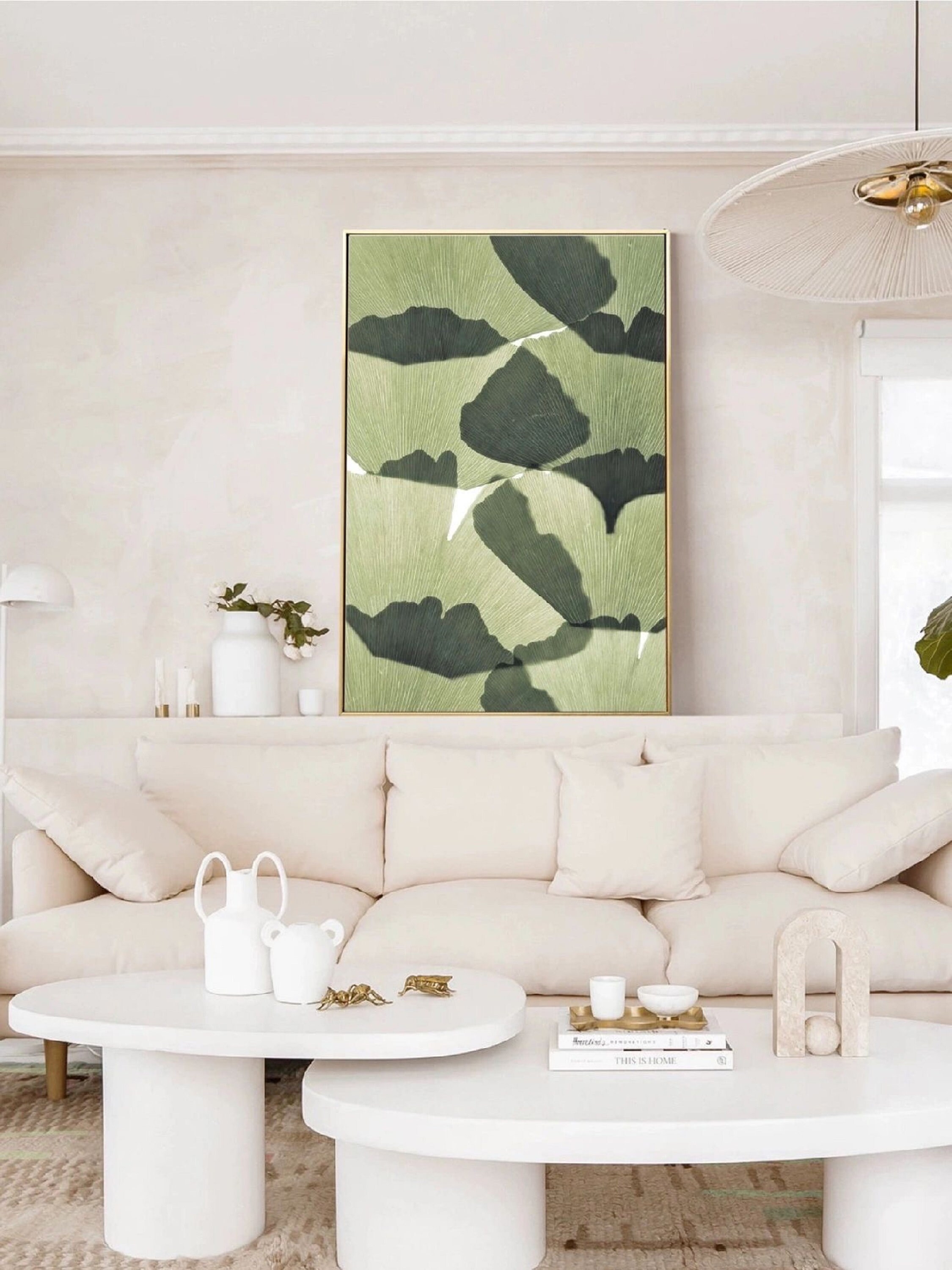 The veins of the leaf