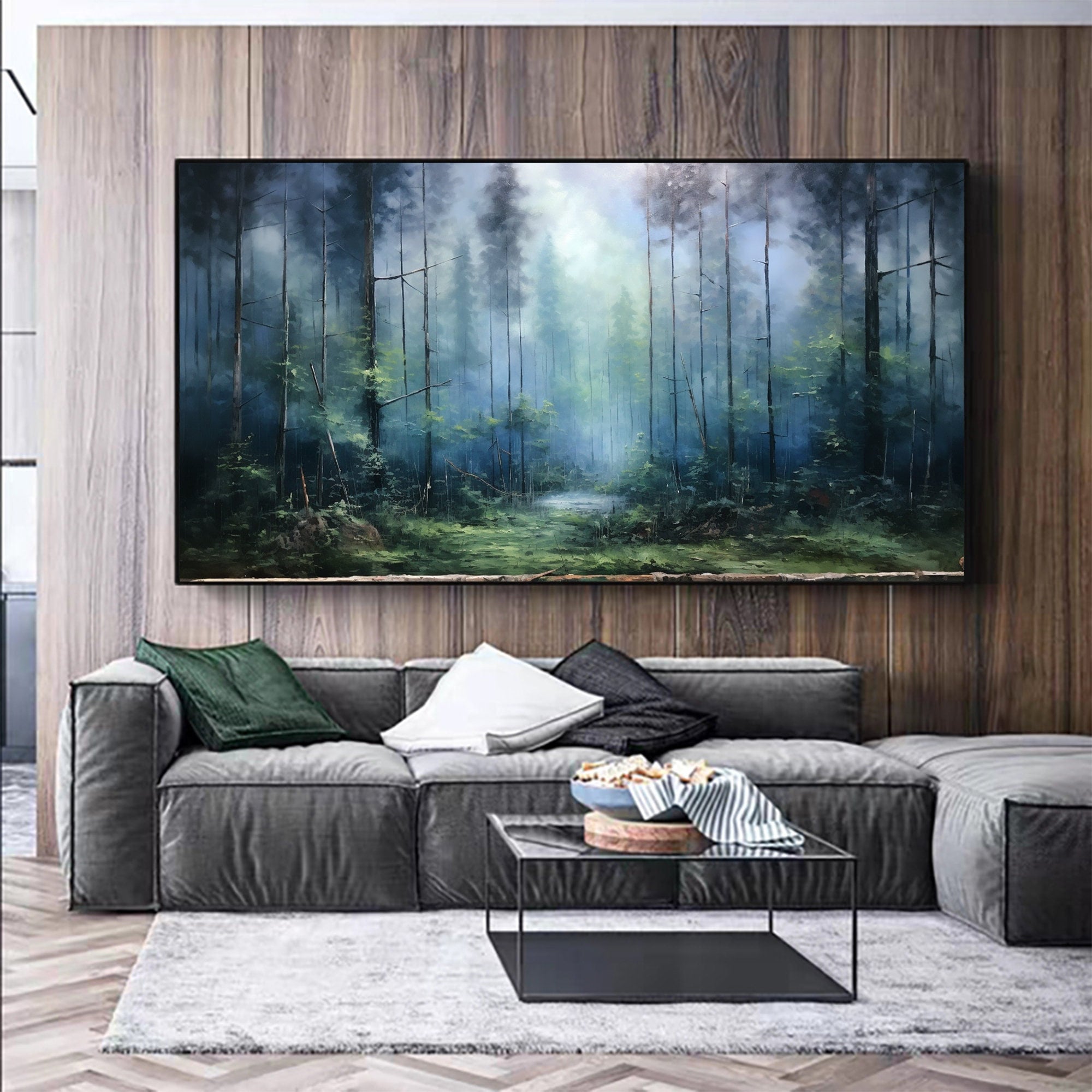 Abstract Forest Art