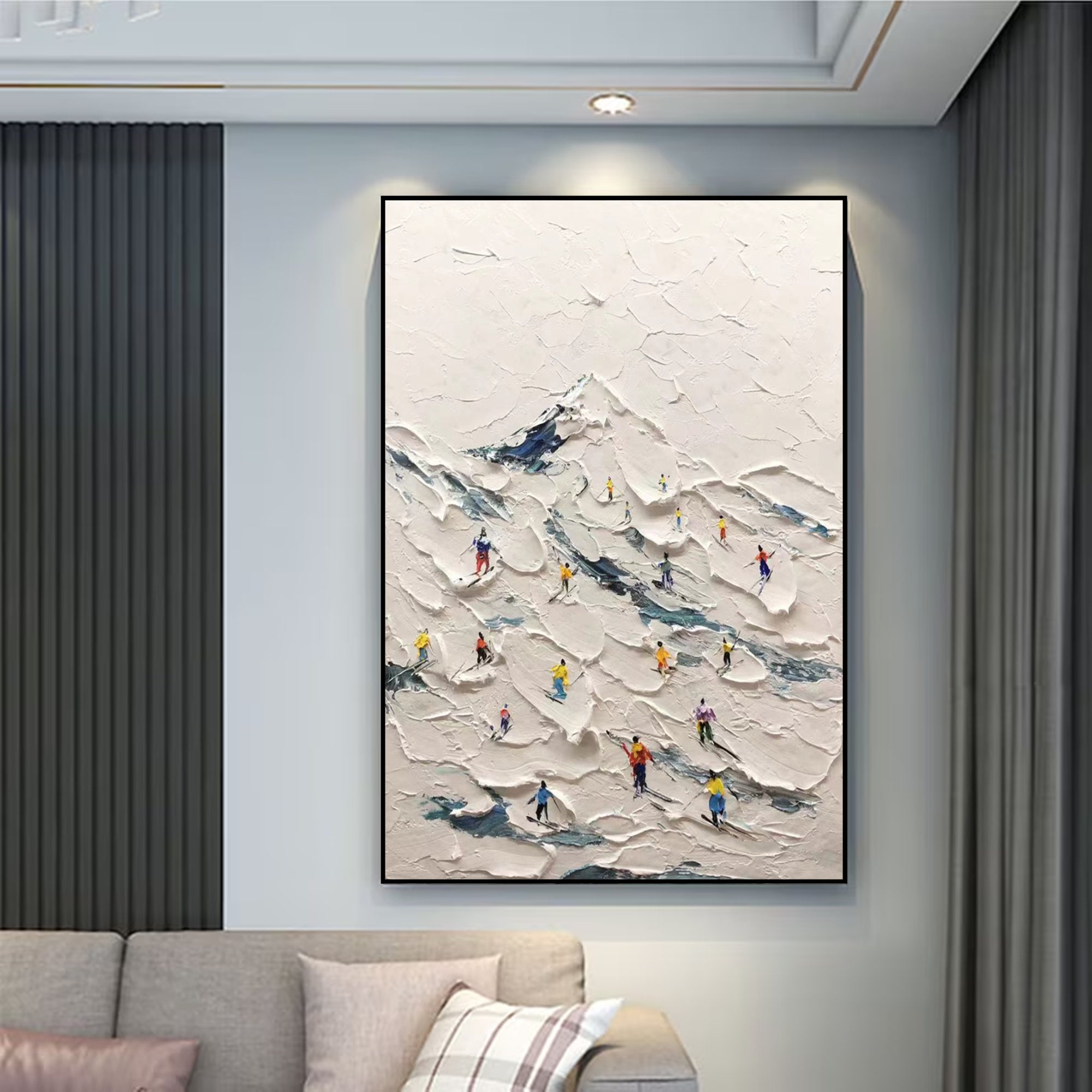 Skiing Painting #GW002