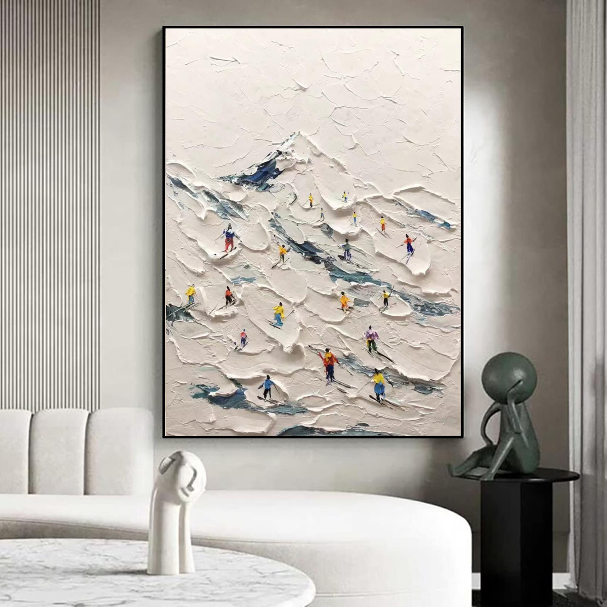 Skiing Painting #GW002