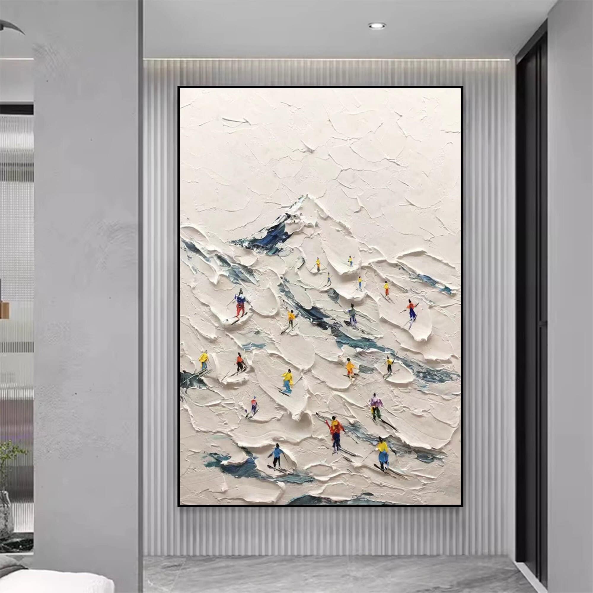 Skiing Painting #GW002