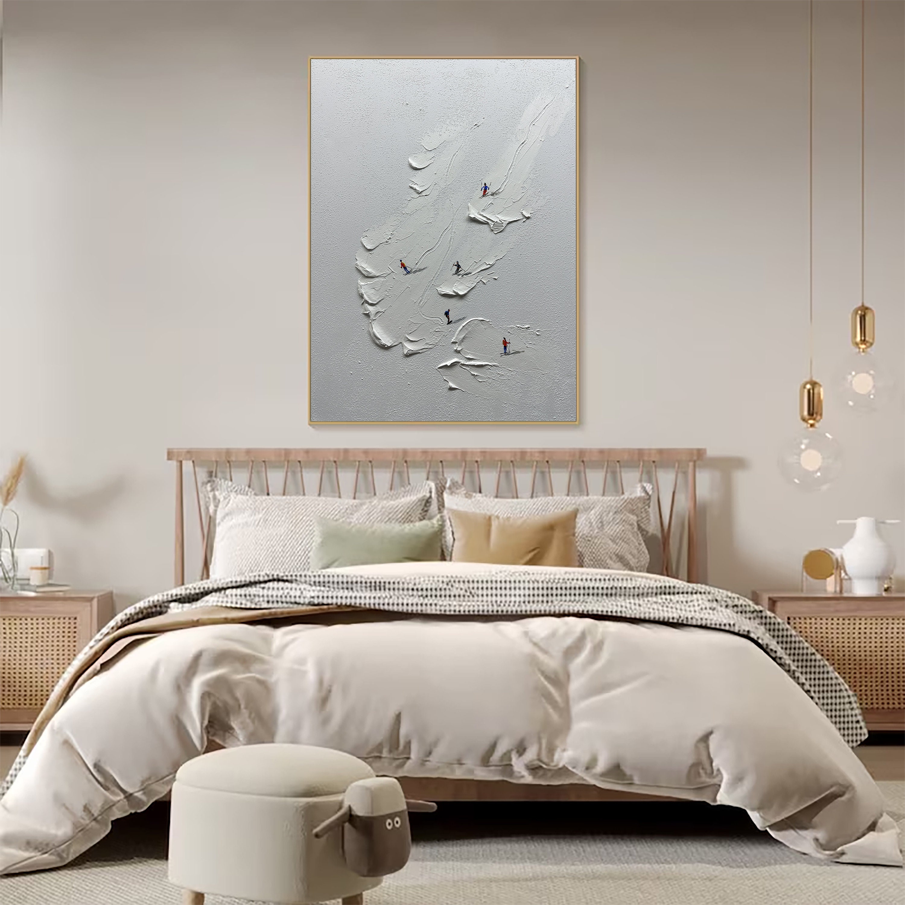 Skiing Painting #GW006