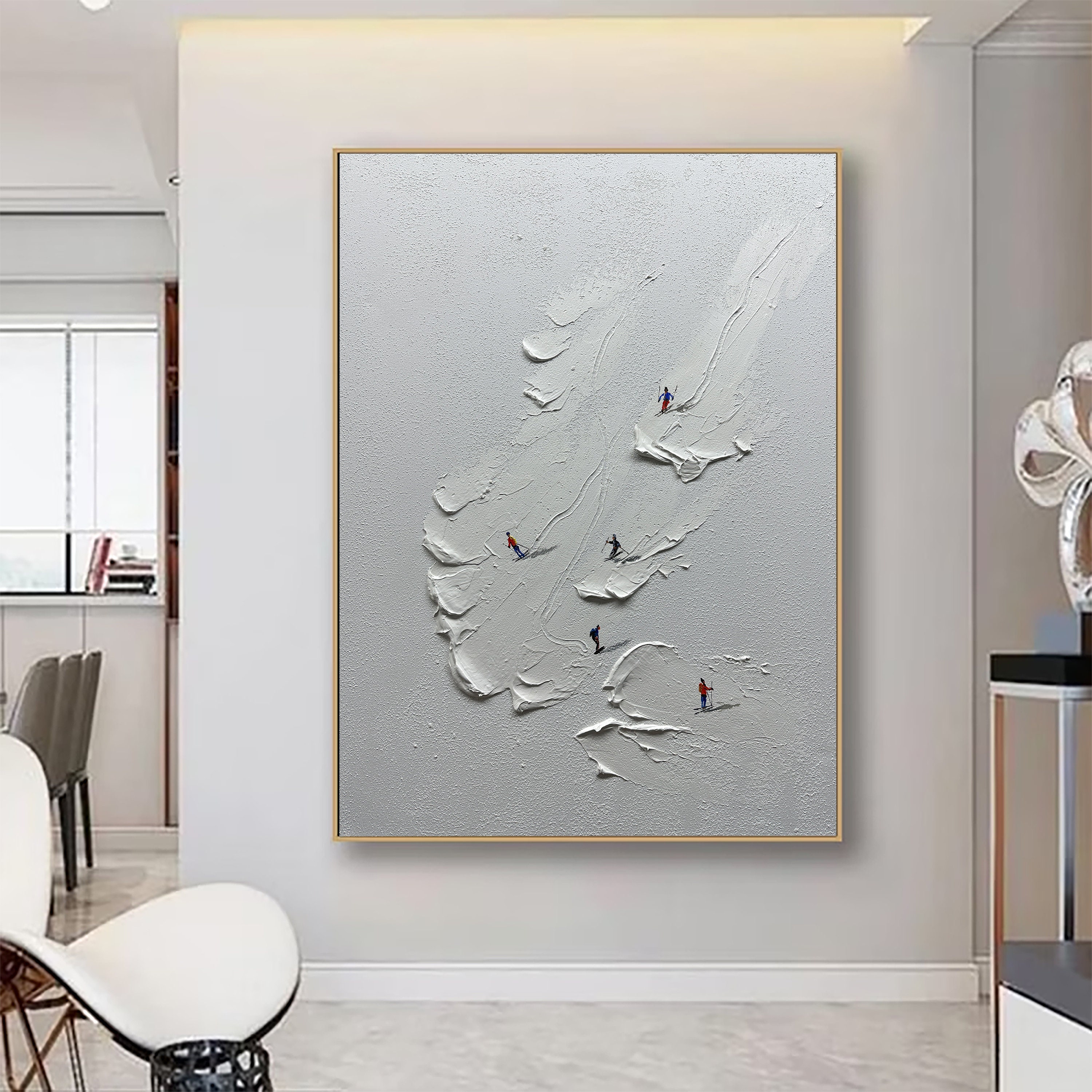 Skiing Painting #GW006