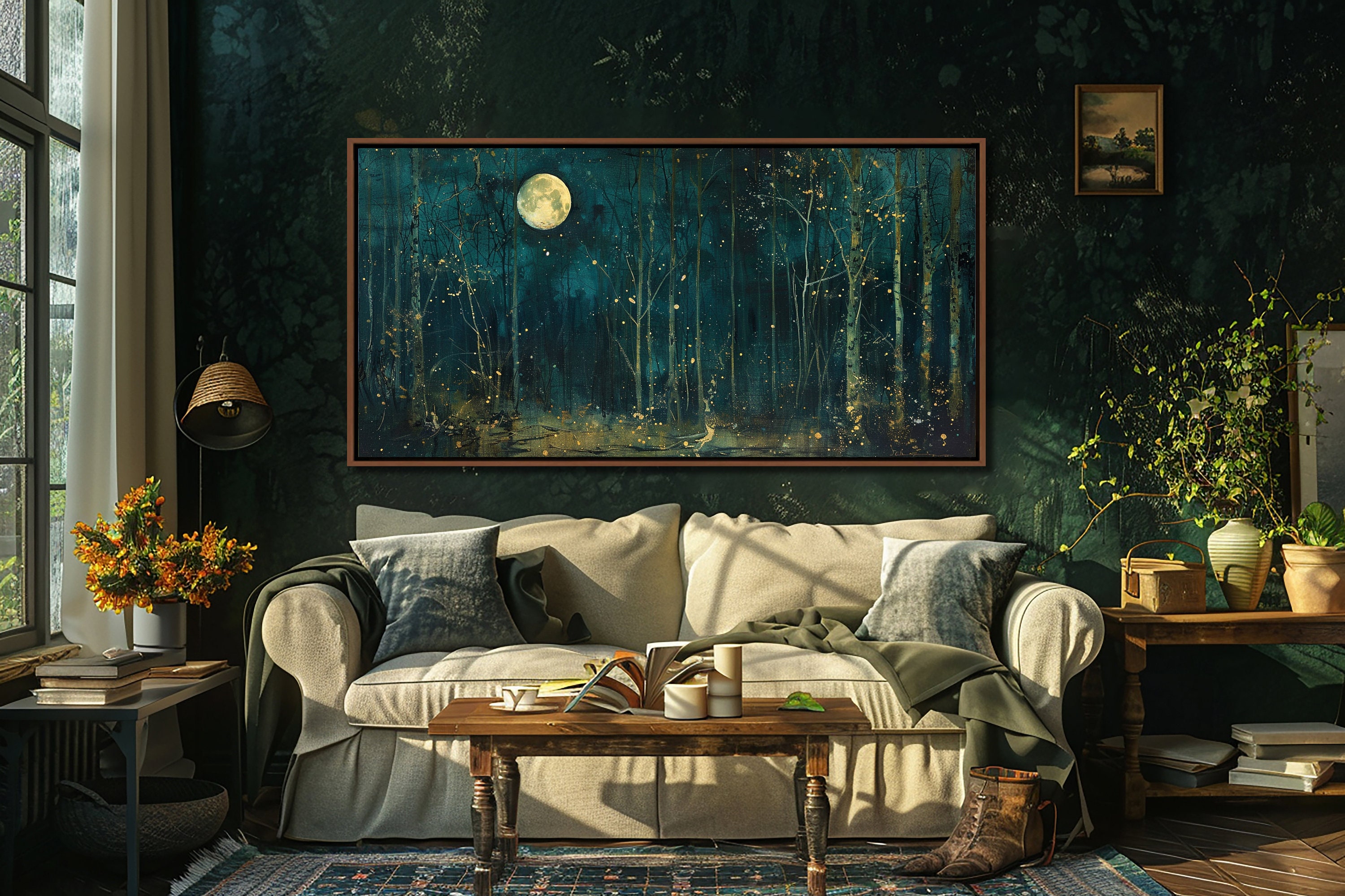 Moon & Stars Dark Forest