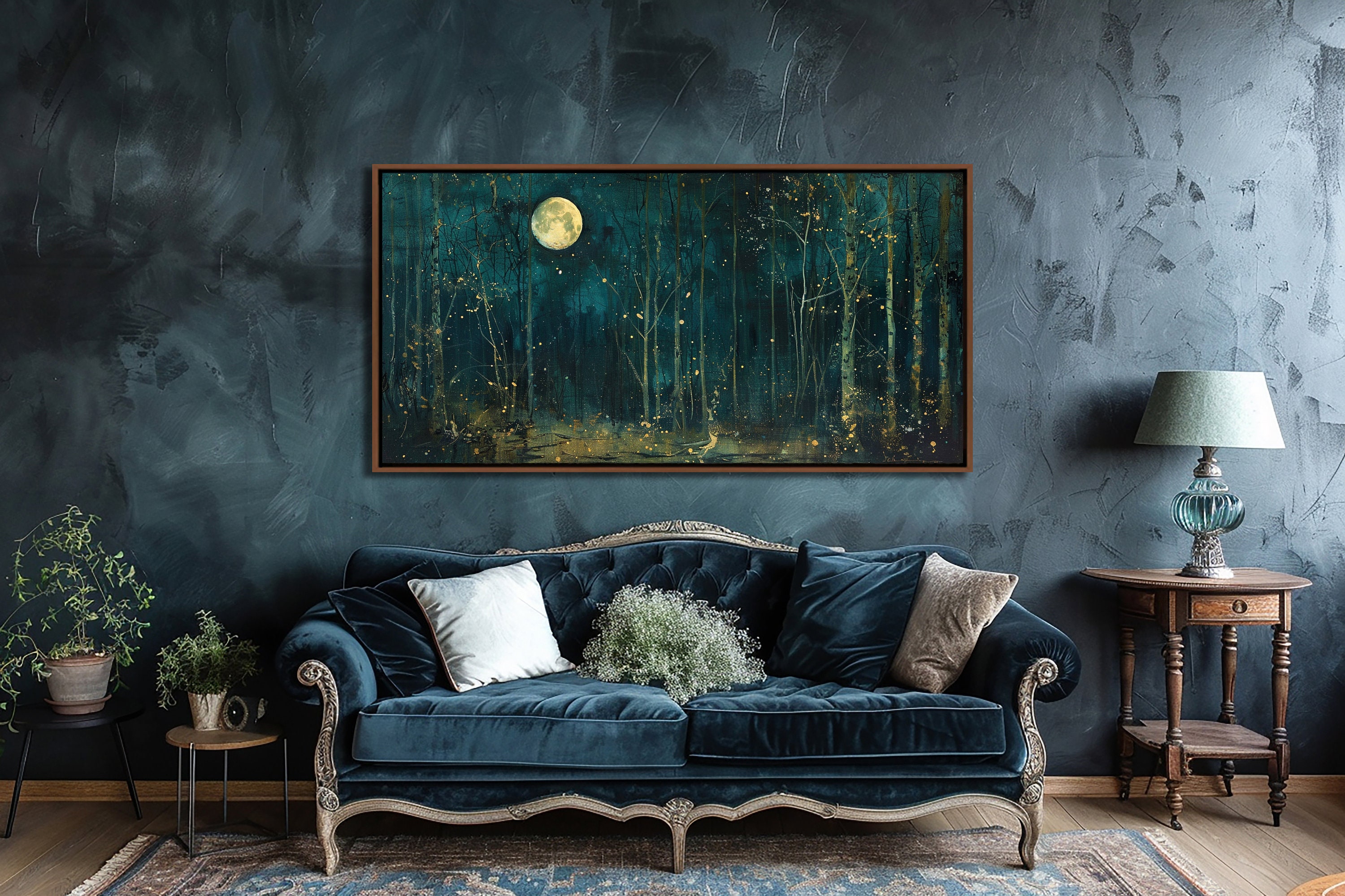 Moon & Stars Dark Forest