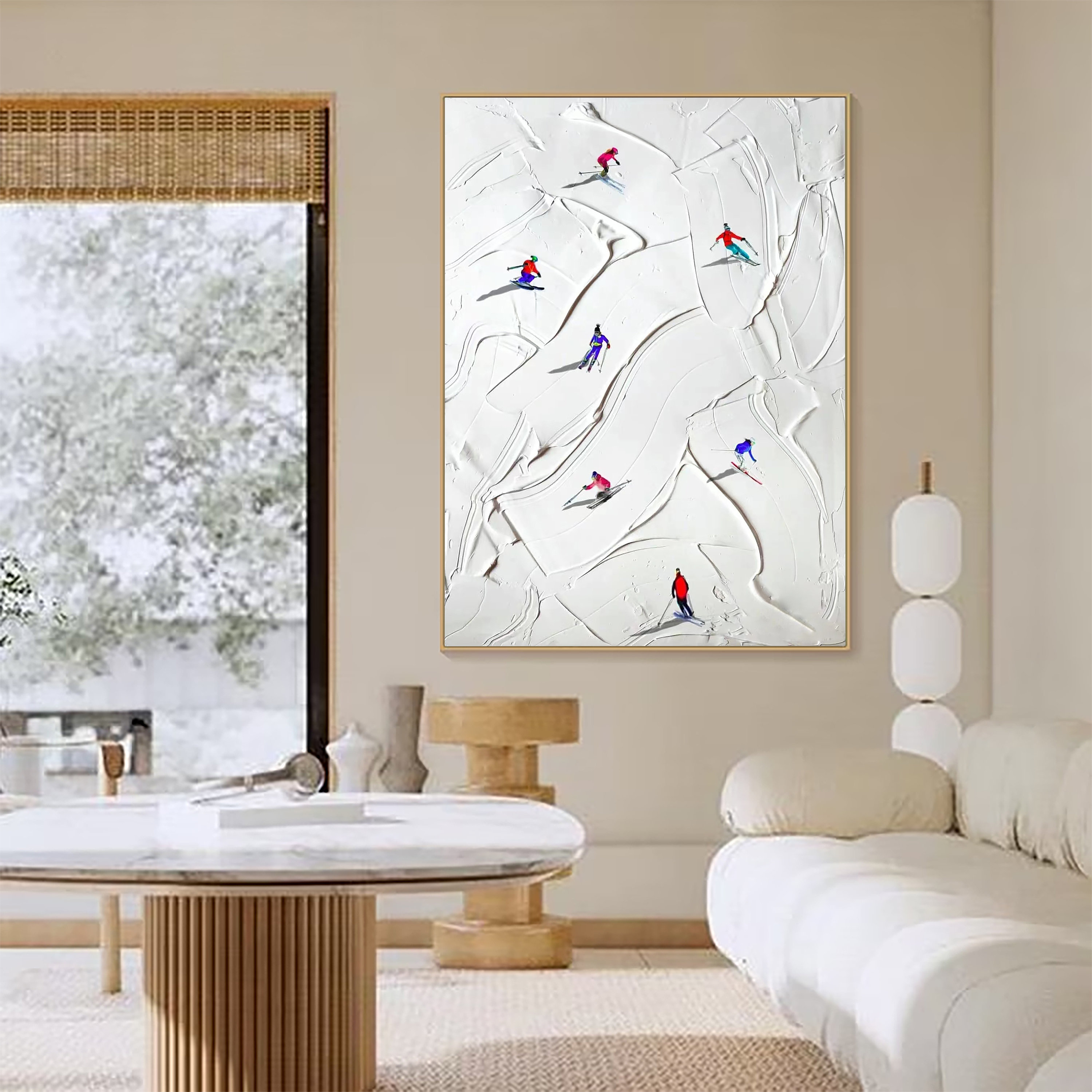 Skiing Painting #GW008