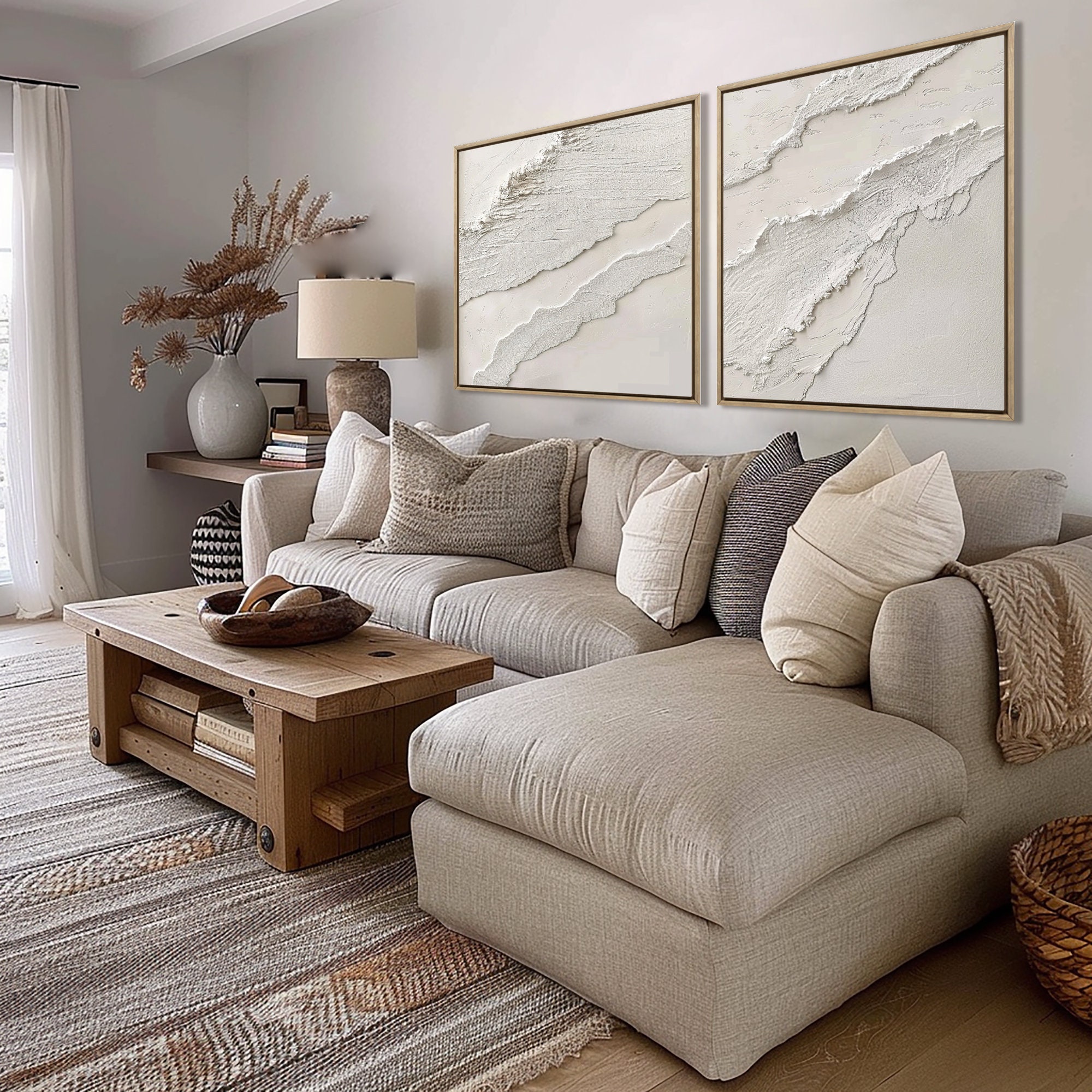 Abstract White Neutral