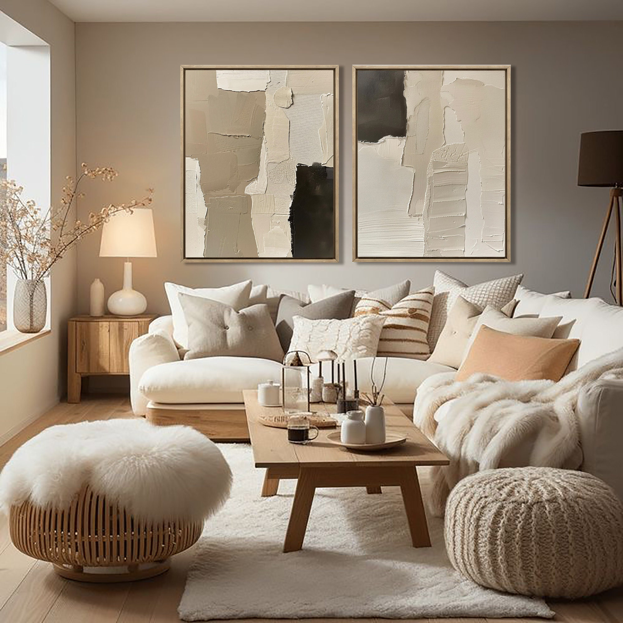 Set of 2 Mid Century