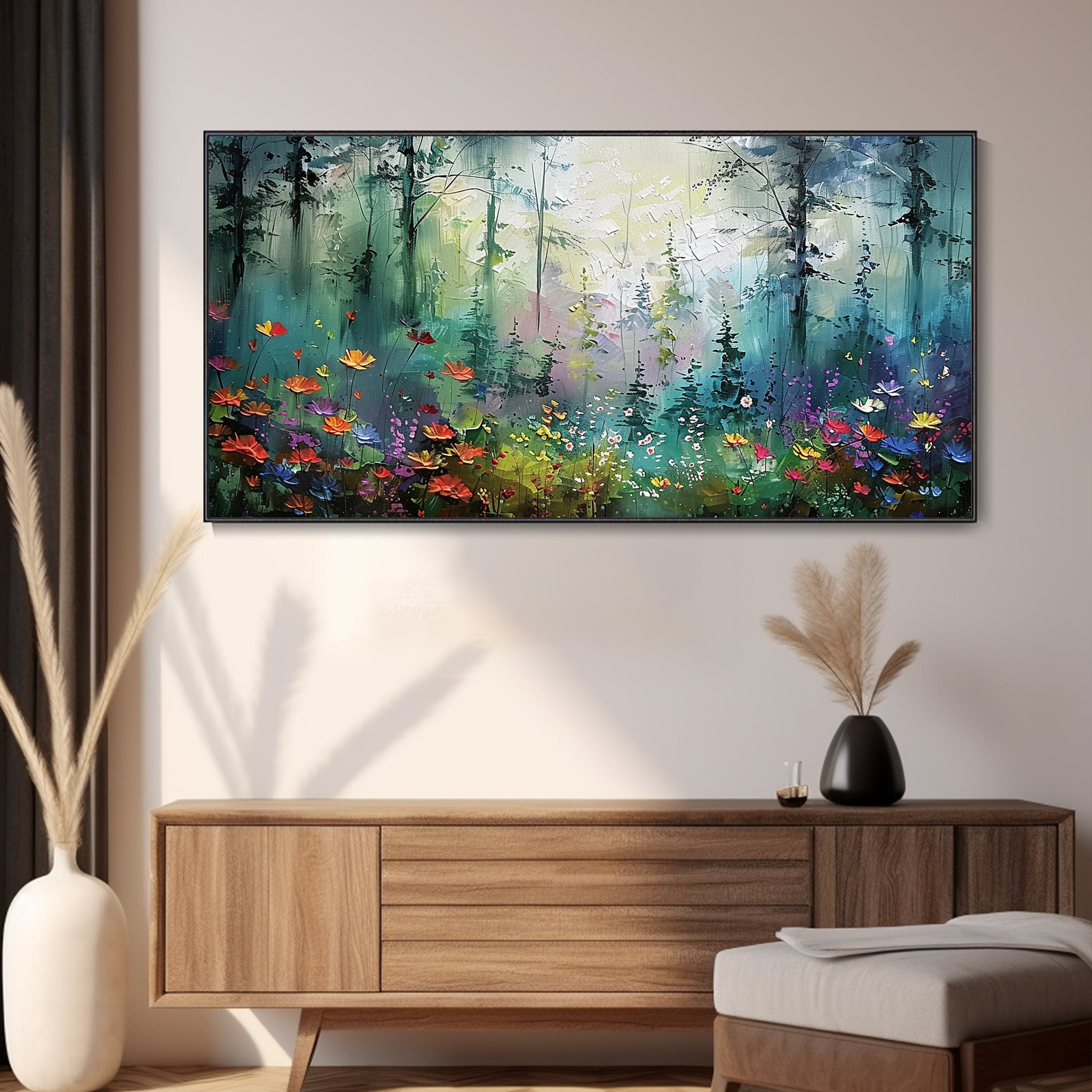 Colorful Forest Landscape