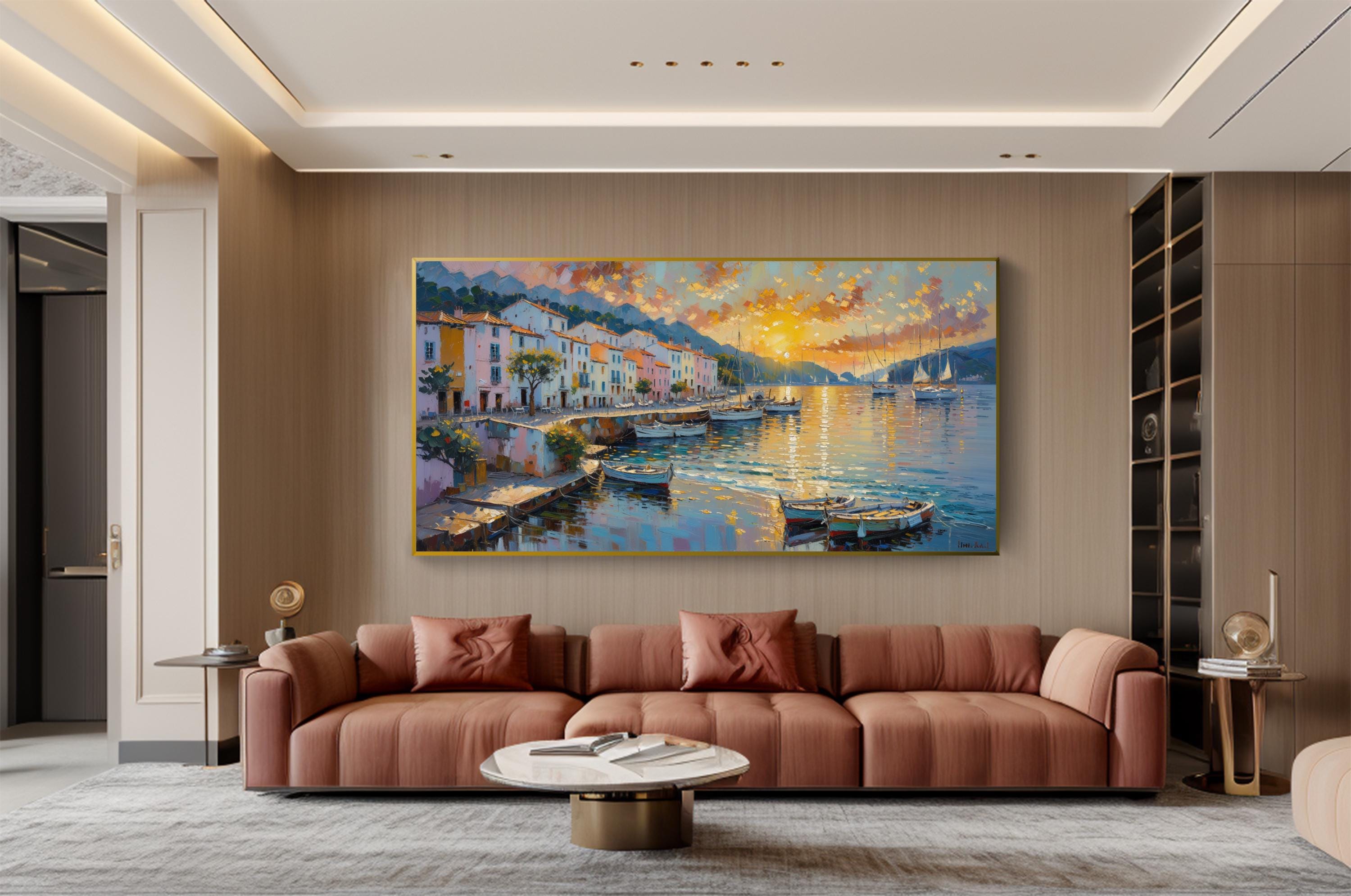 Mediterranean Village Landscape