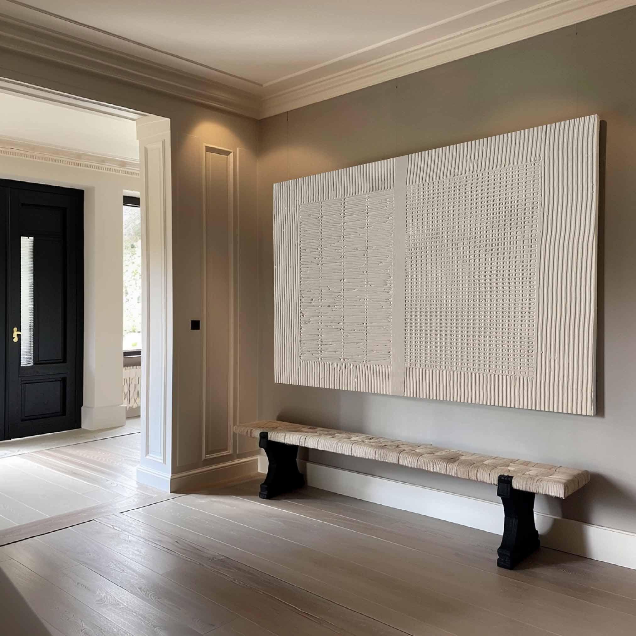 Pure Beige Minimalist Art