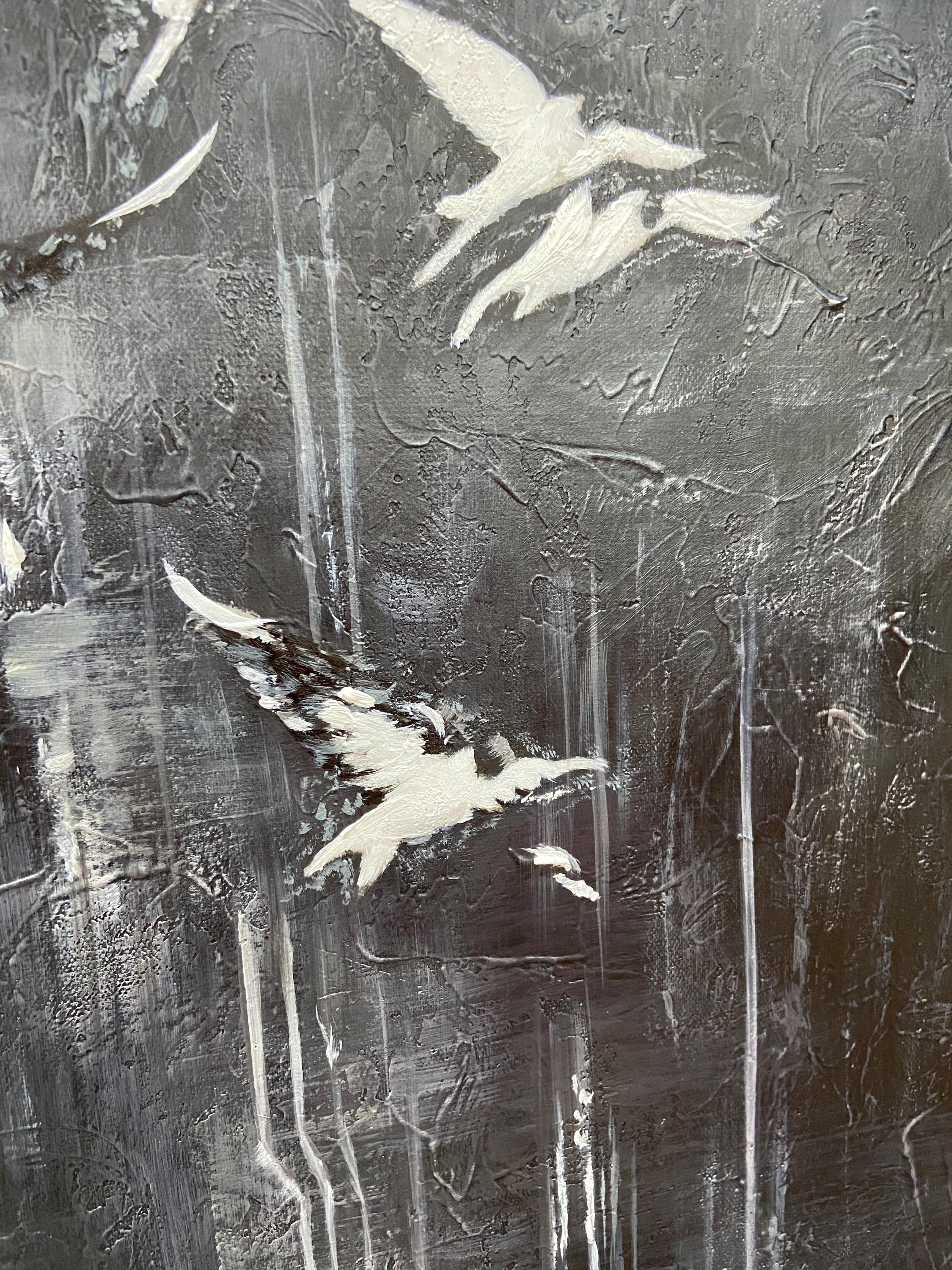 Swallow Oil Painting