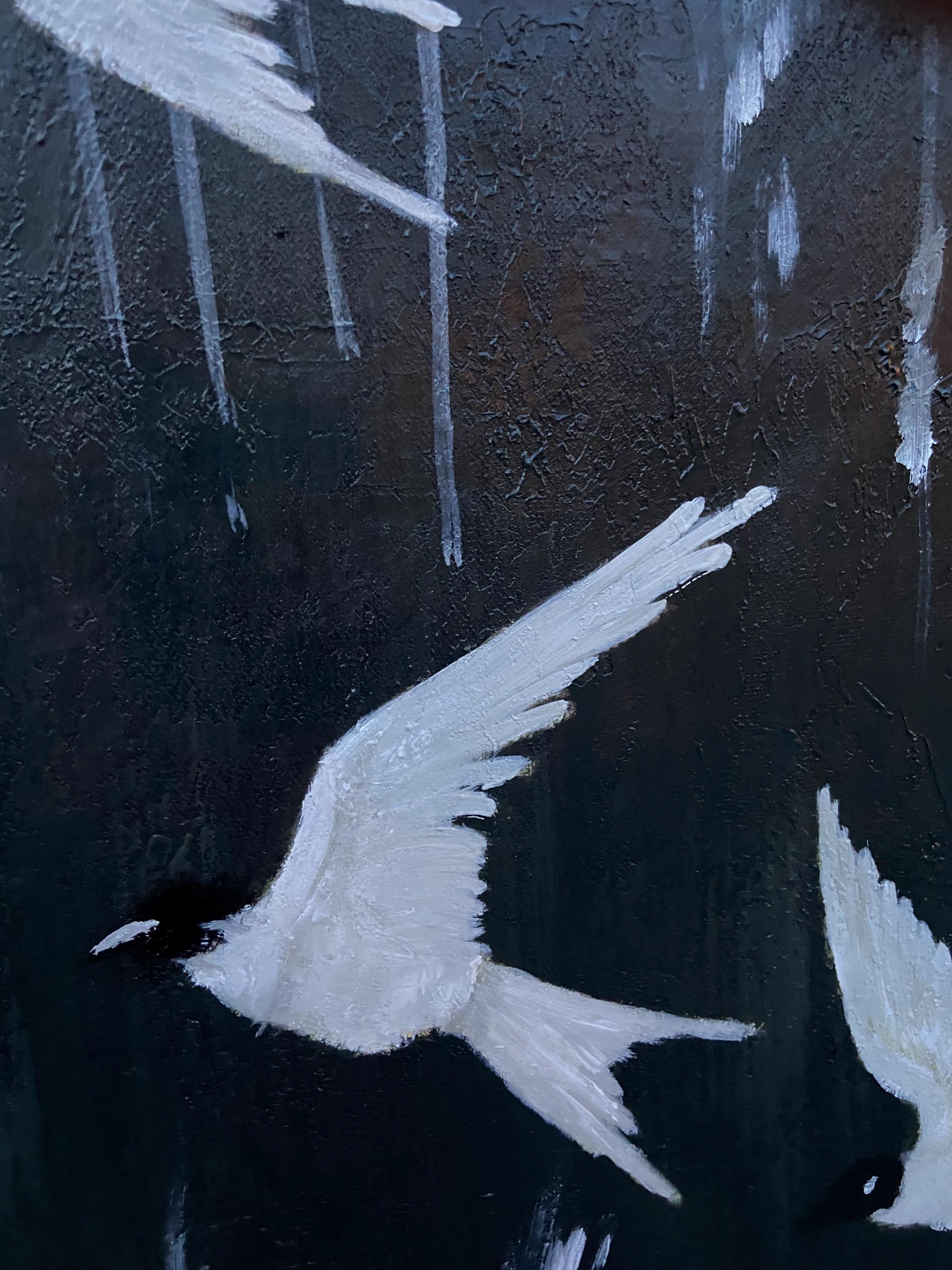 Flying Swallow Painting