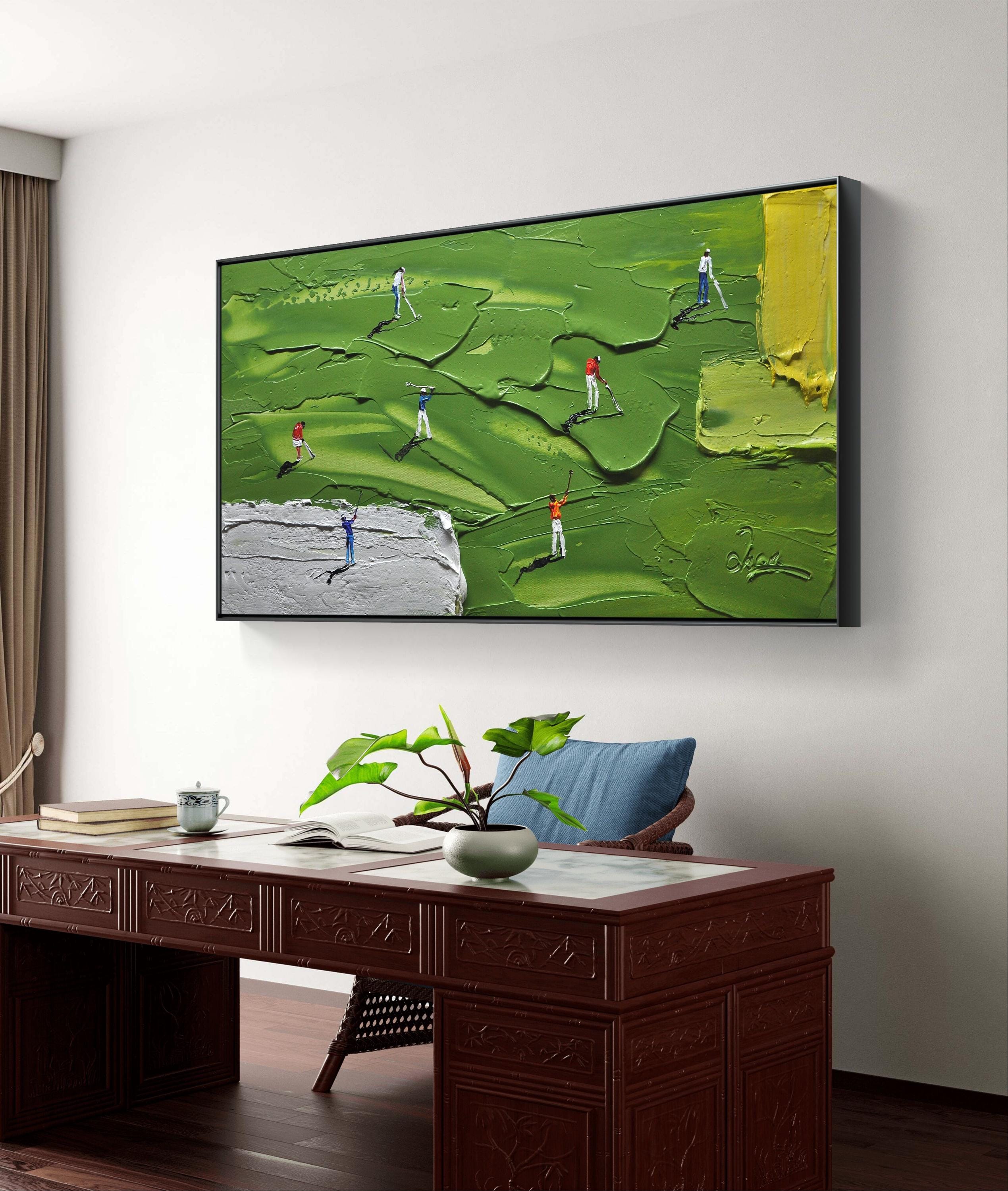 Green Golf Art