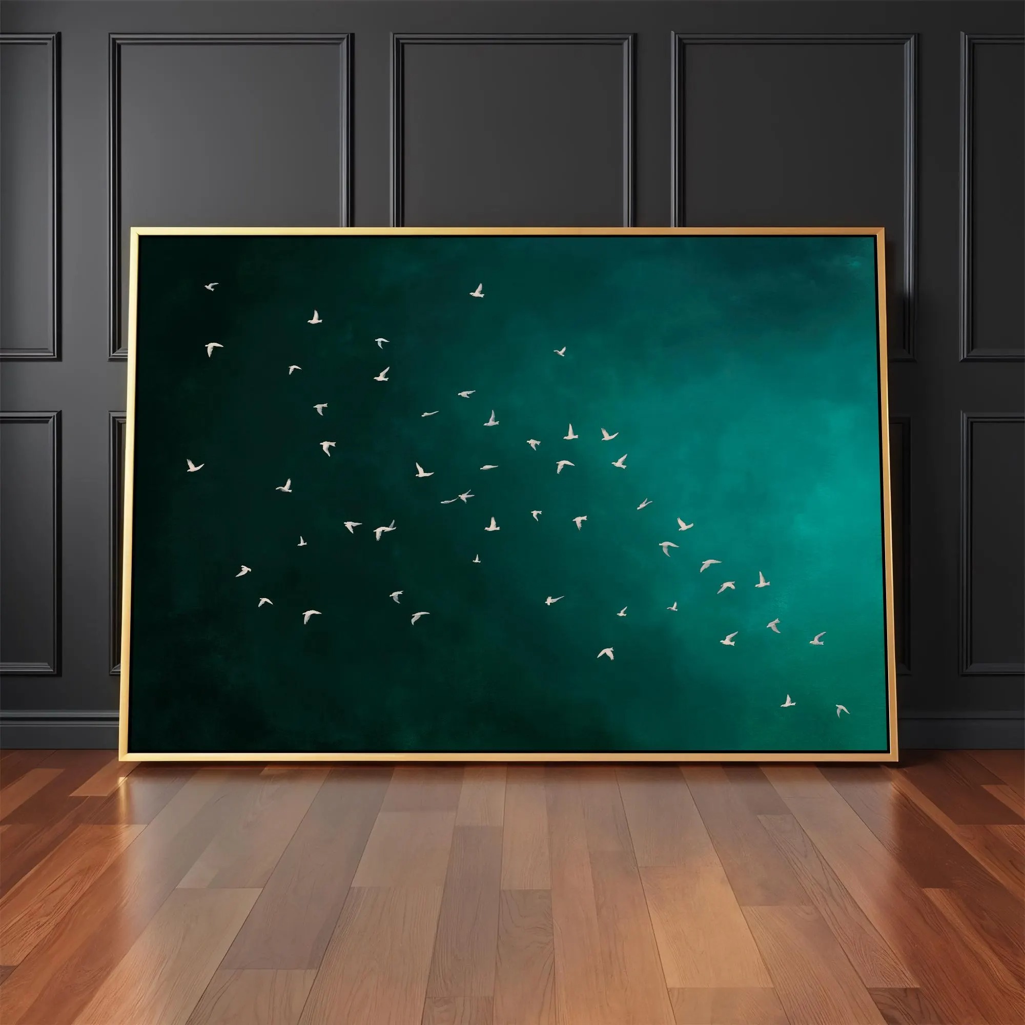 Flock Soaring Art Canvas