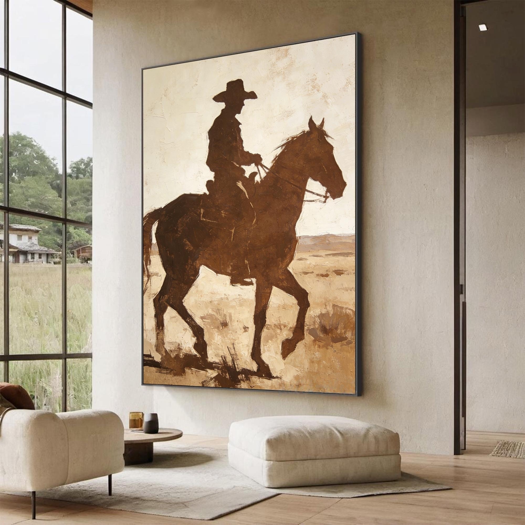 Desert Horseman Vignette