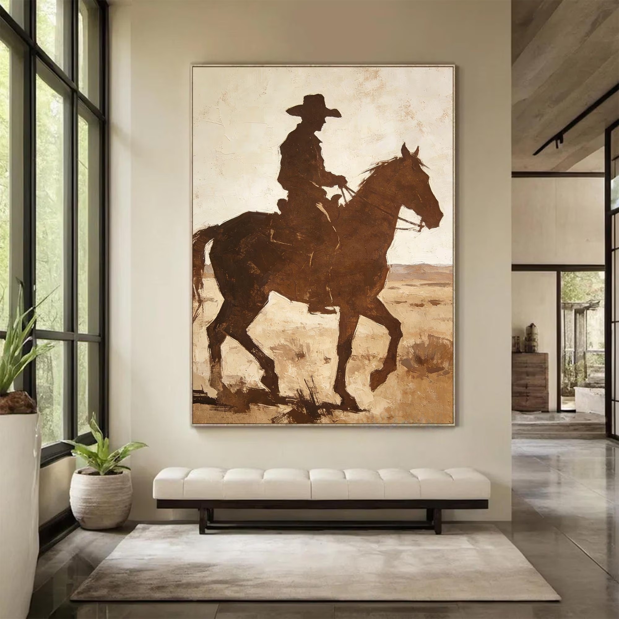Desert Horseman Vignette