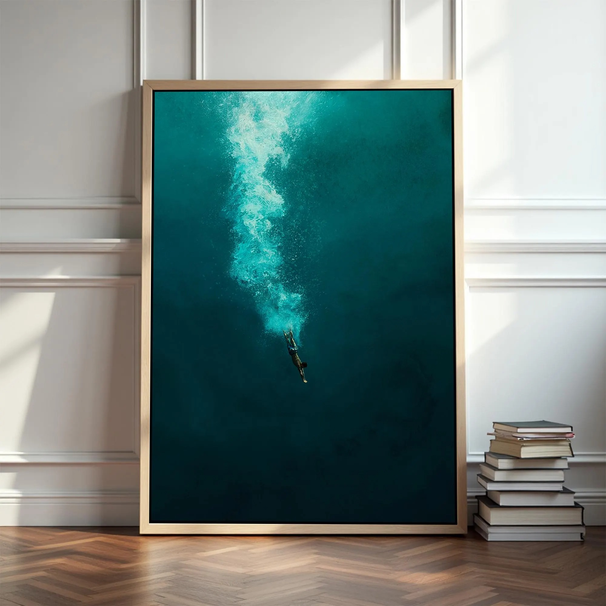 Tranquil Ocean Descent Canvas