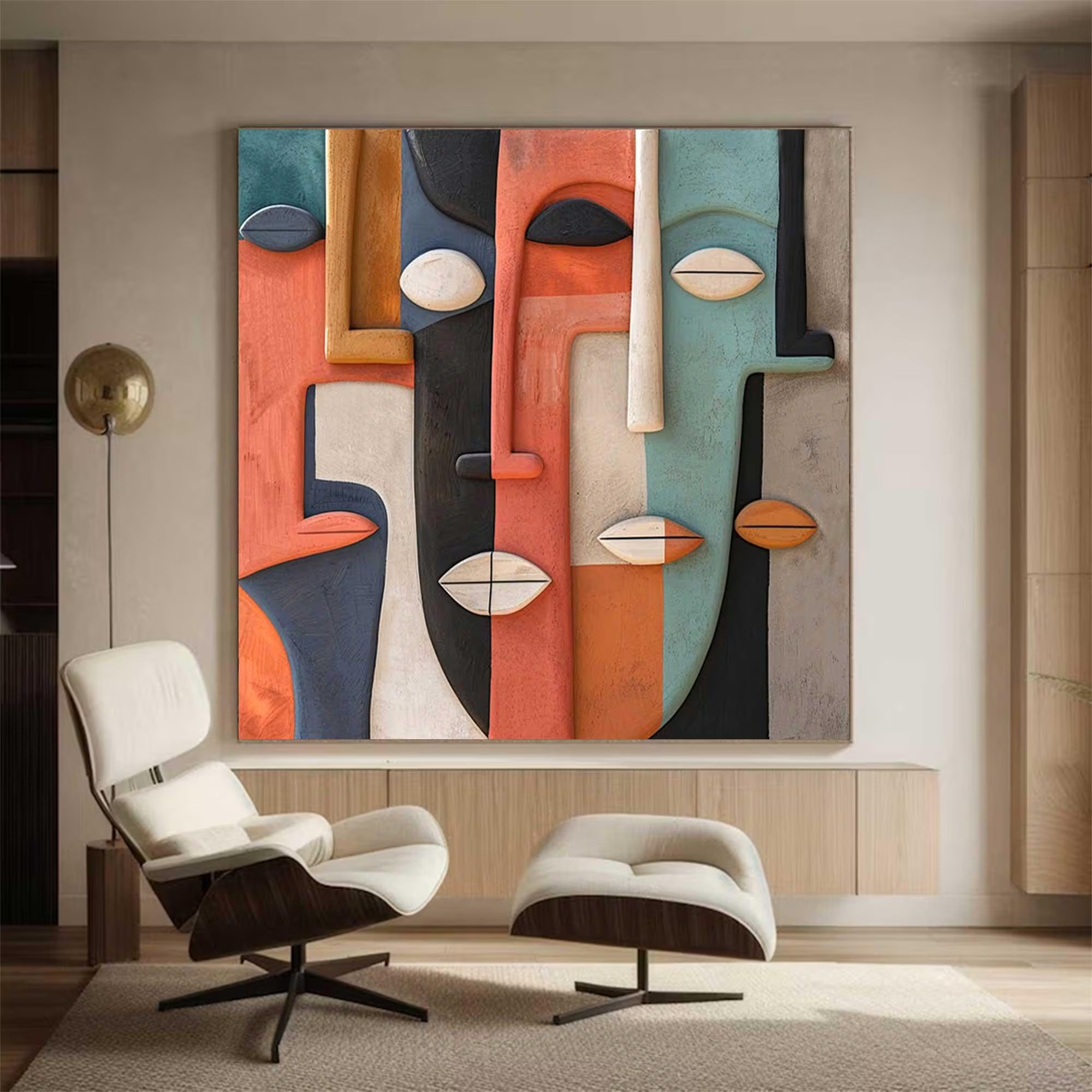 Abstract Faces, Endless Stories
