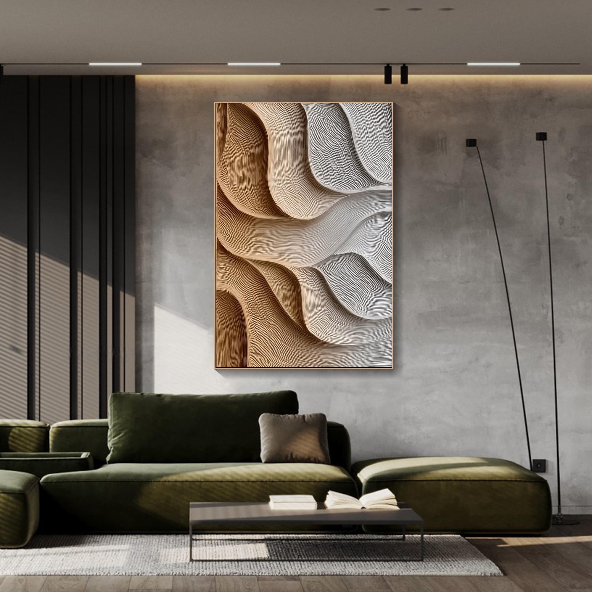 Textured Wave Duo Panels