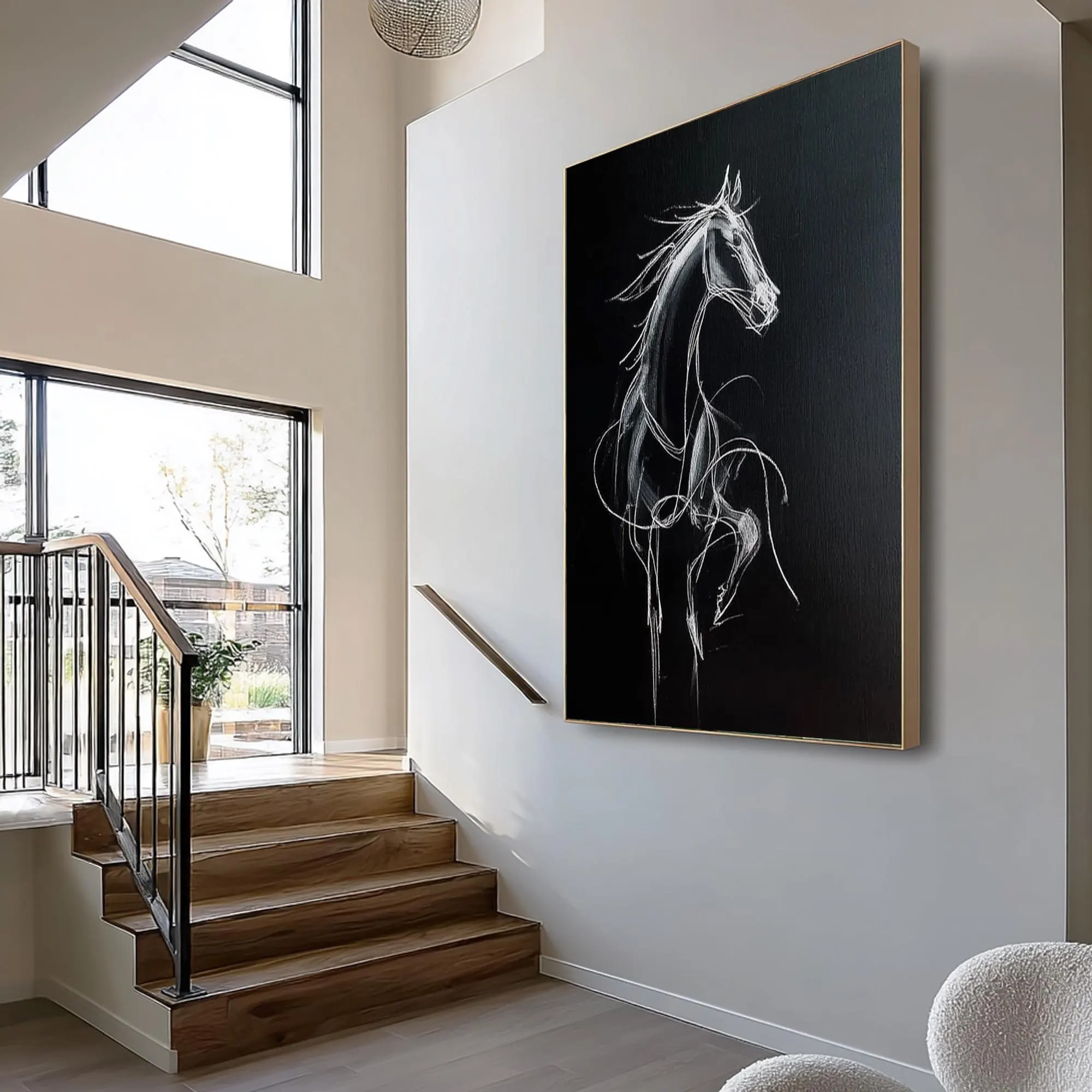 Ethereal Stallion in Midnight Glow