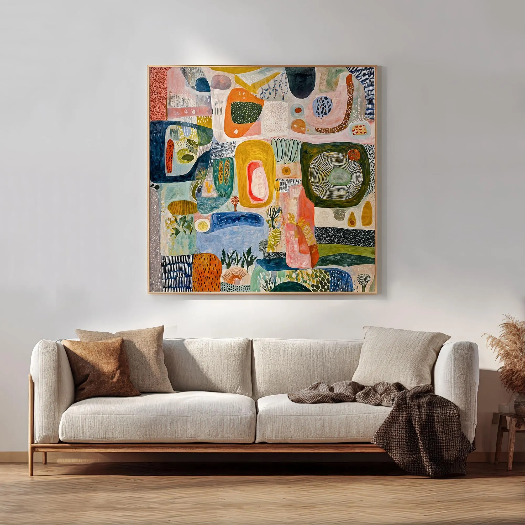 Vibrant Abstract Landscape