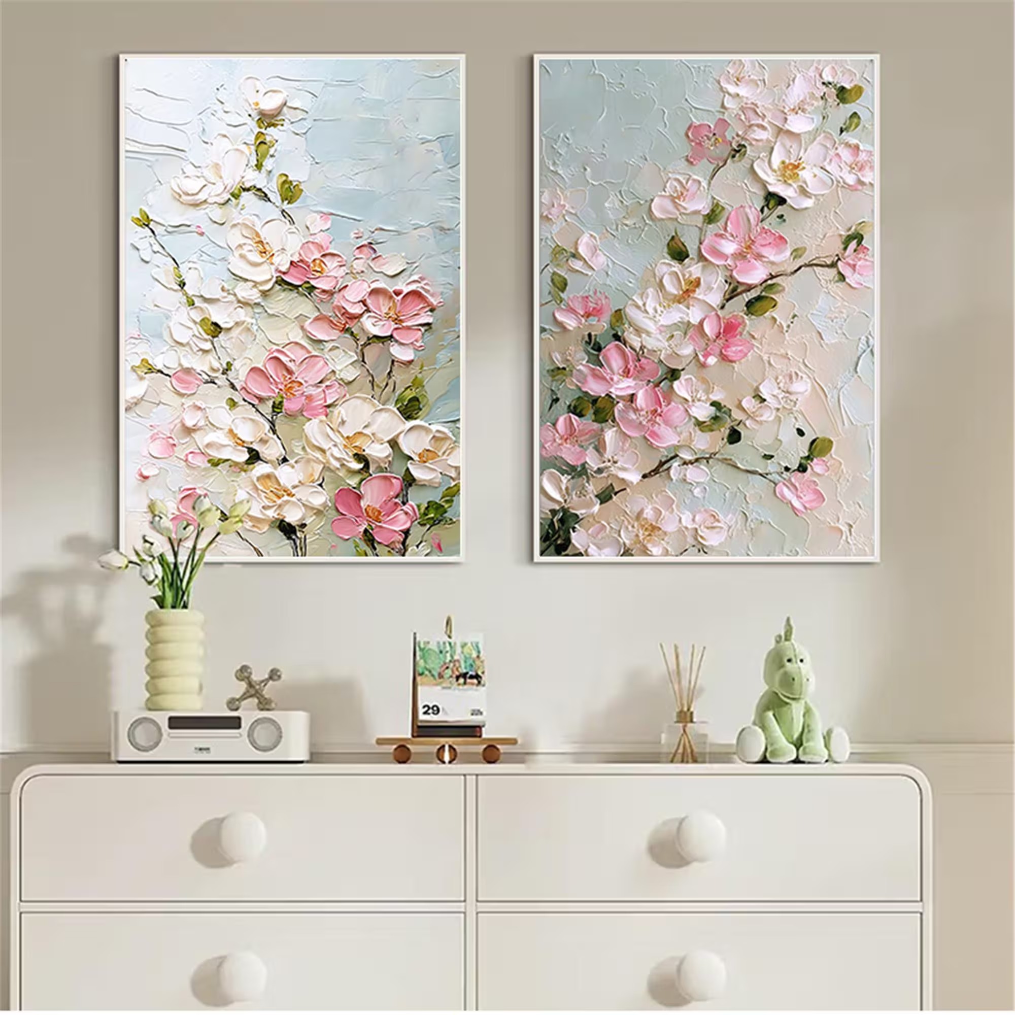 Chic Blossom Oil Artworks