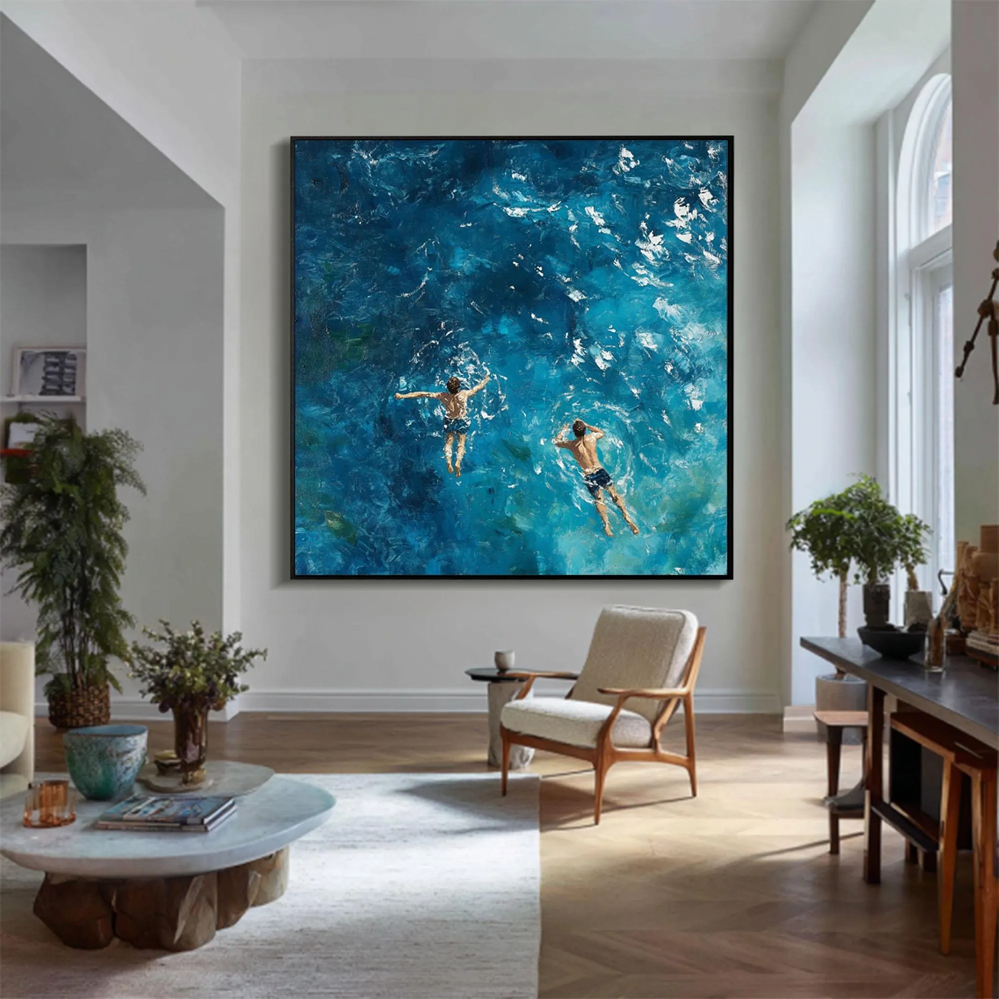 Swimming in Color’s Embrace