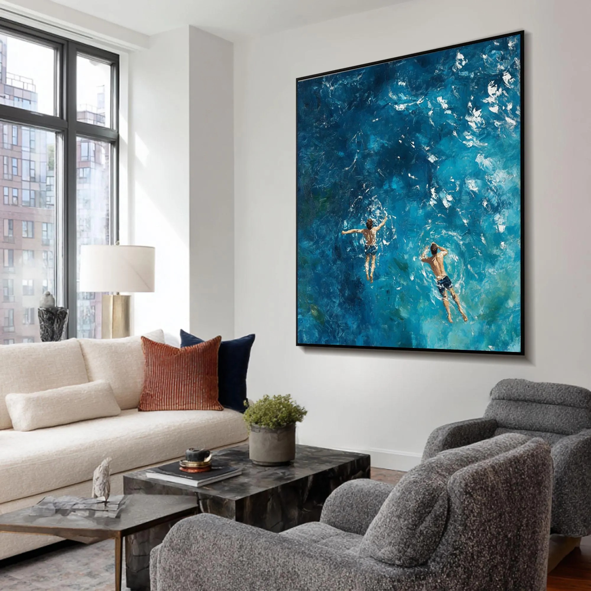 Swimming in Color’s Embrace