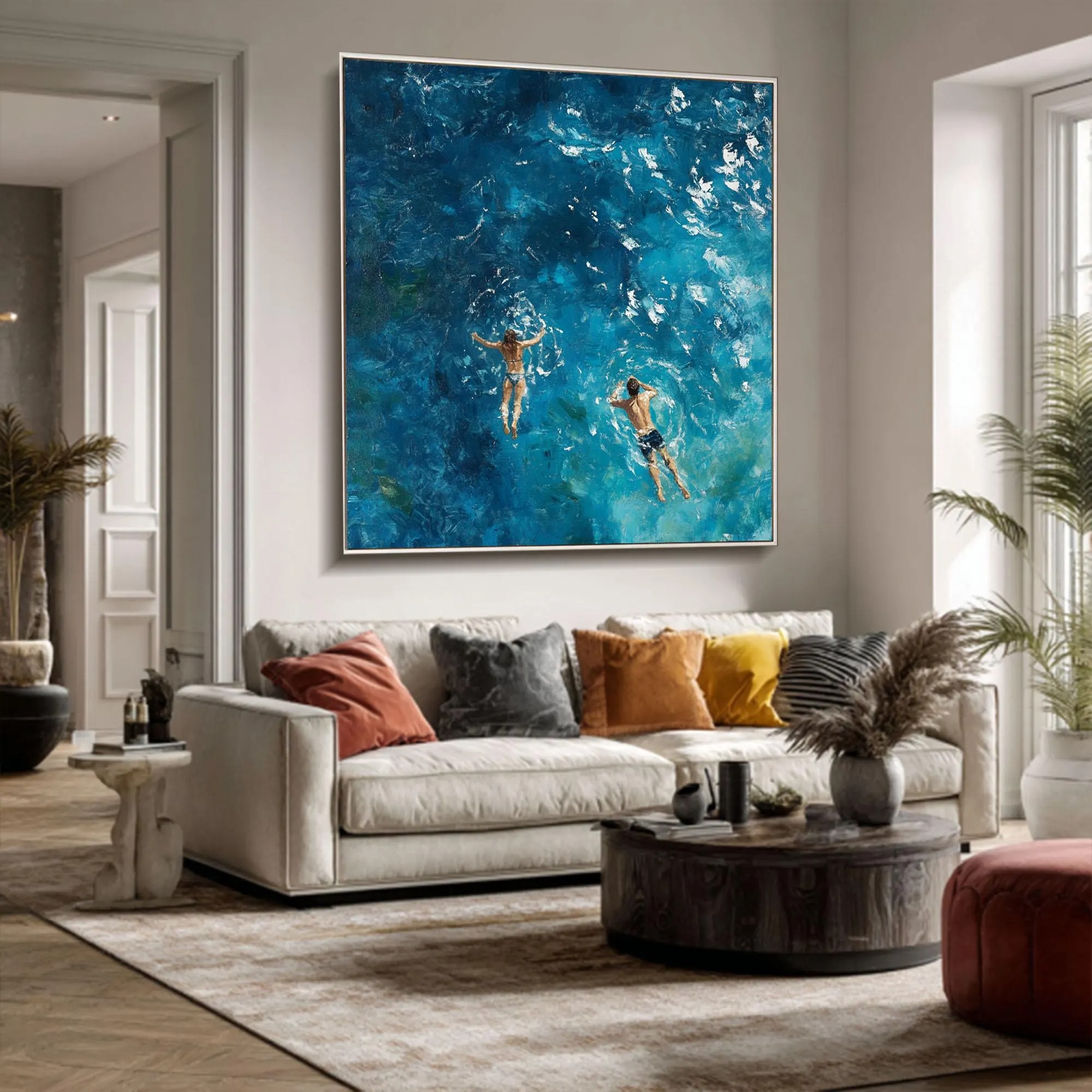 Swimming in Color’s Embrace