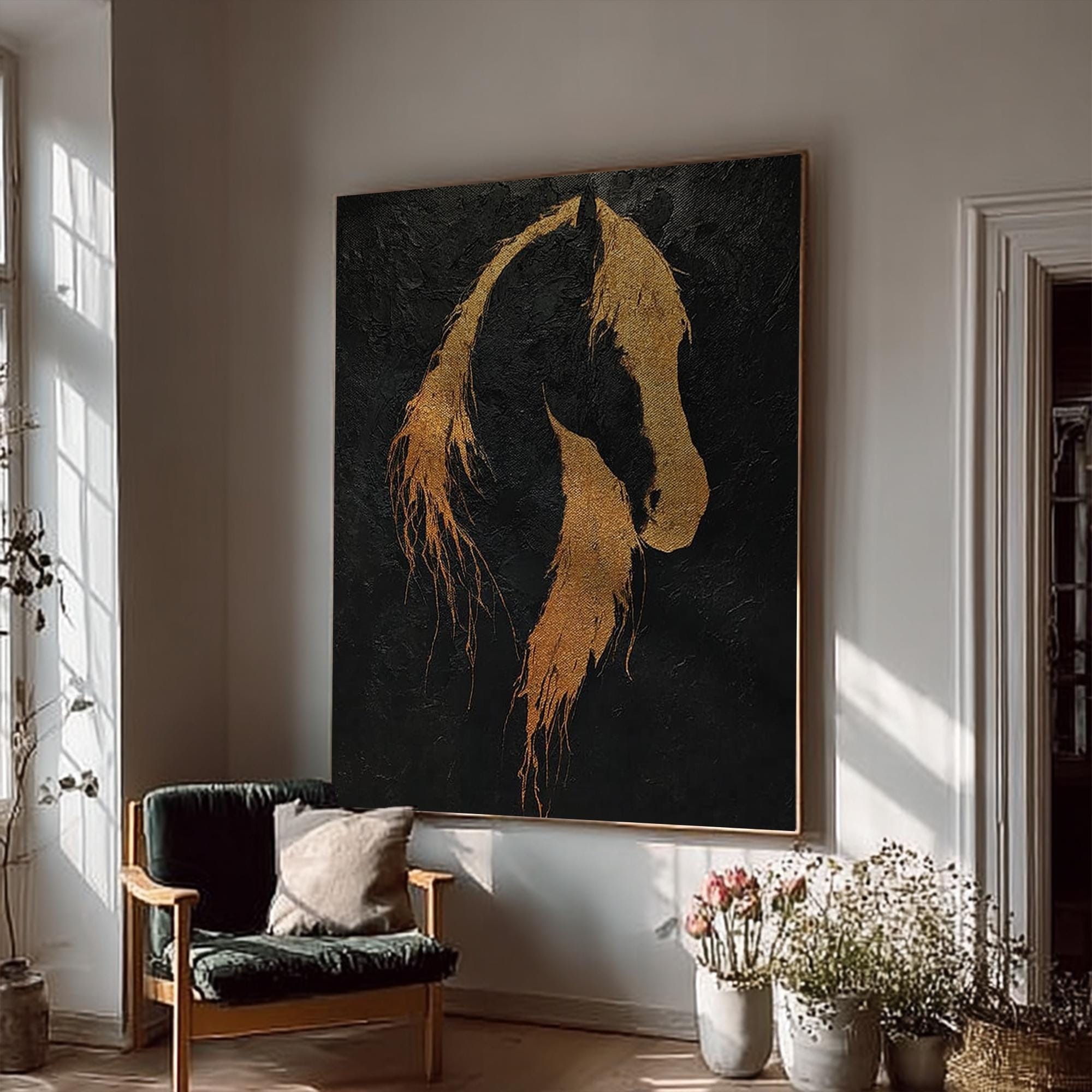 Ethereal Horse Portrait Oil