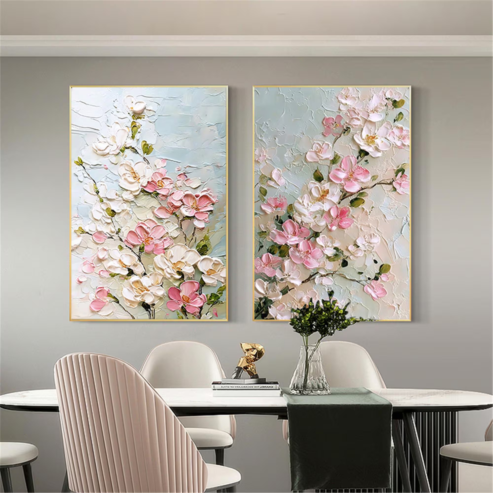 Chic Blossom Oil Artworks