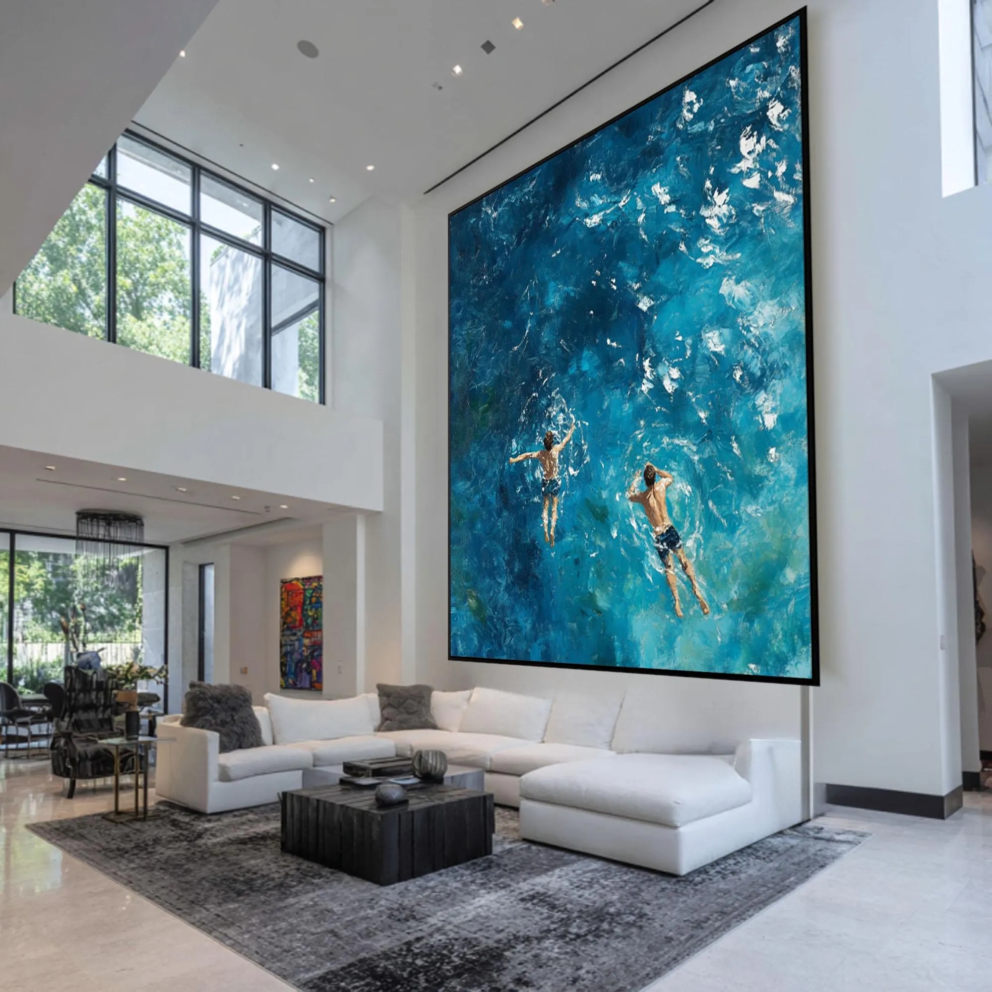 Swimming in Color’s Embrace