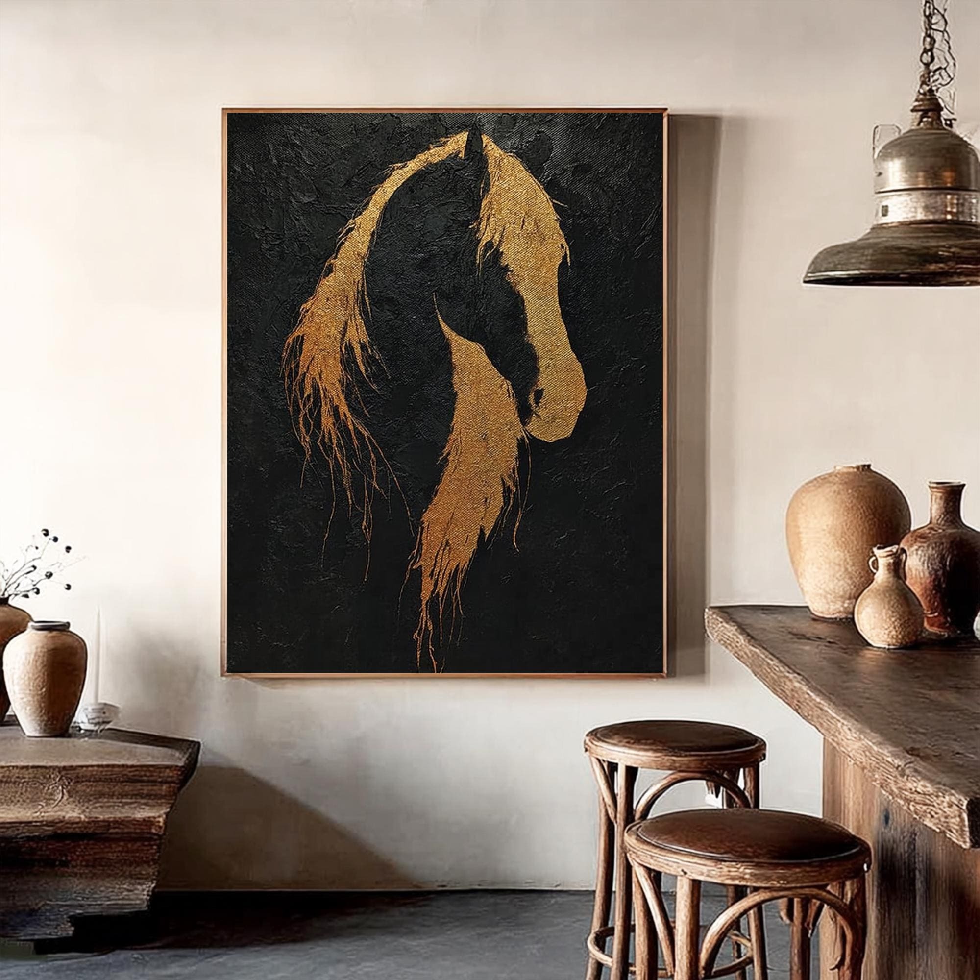 Ethereal Horse Portrait Oil