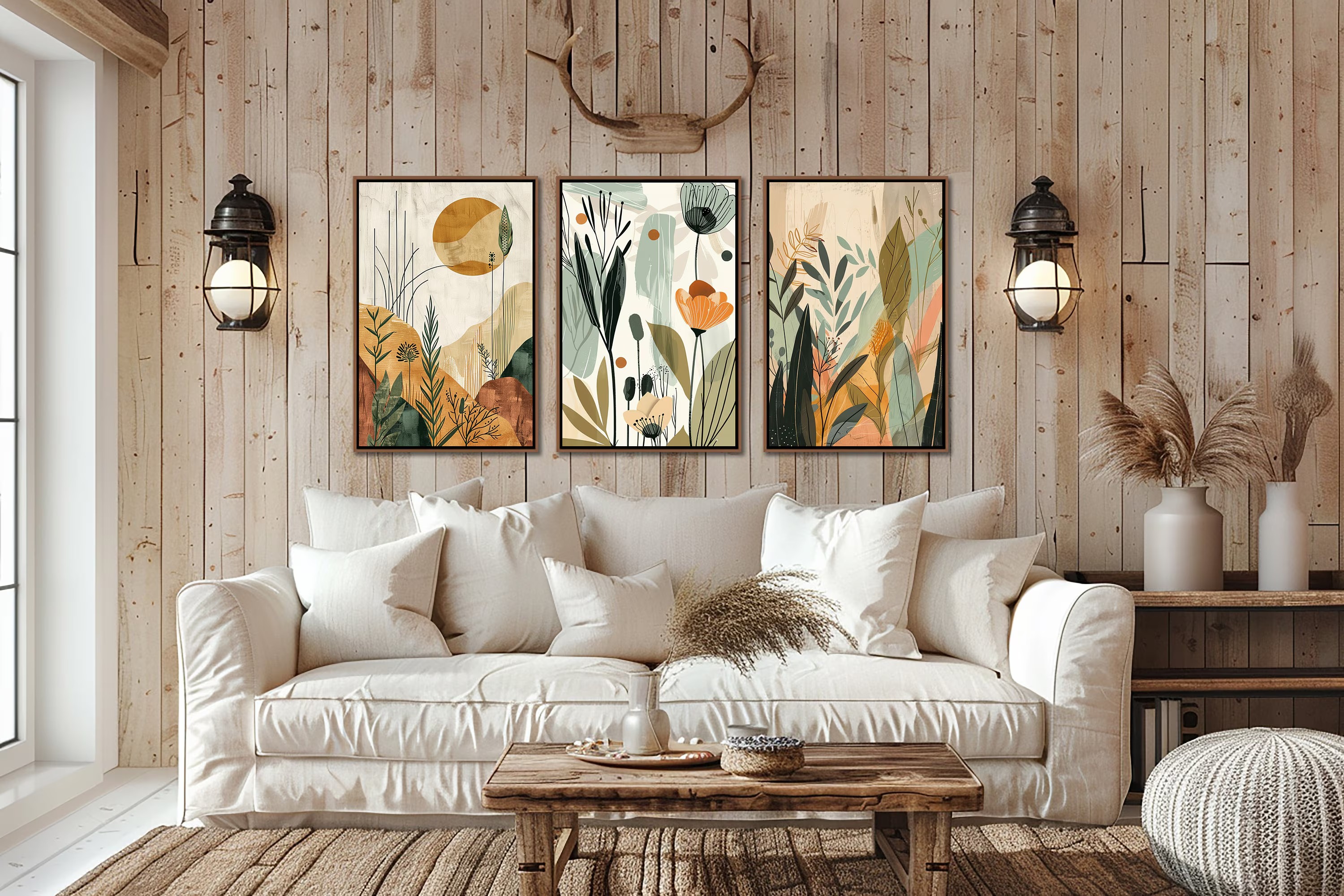 Nature's Whisper - Abstract Plant Symphony