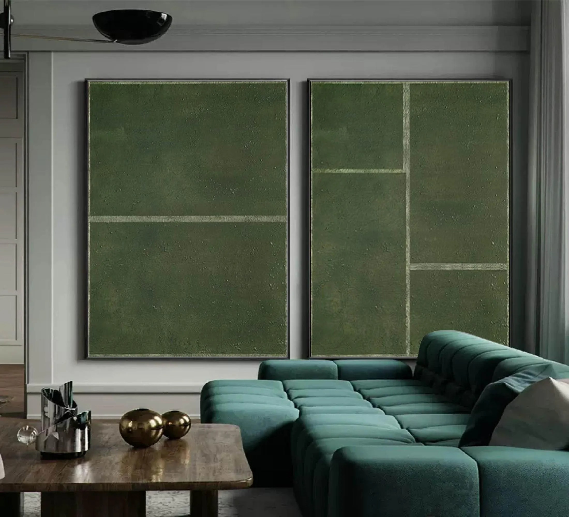 Green Abstract Harmony