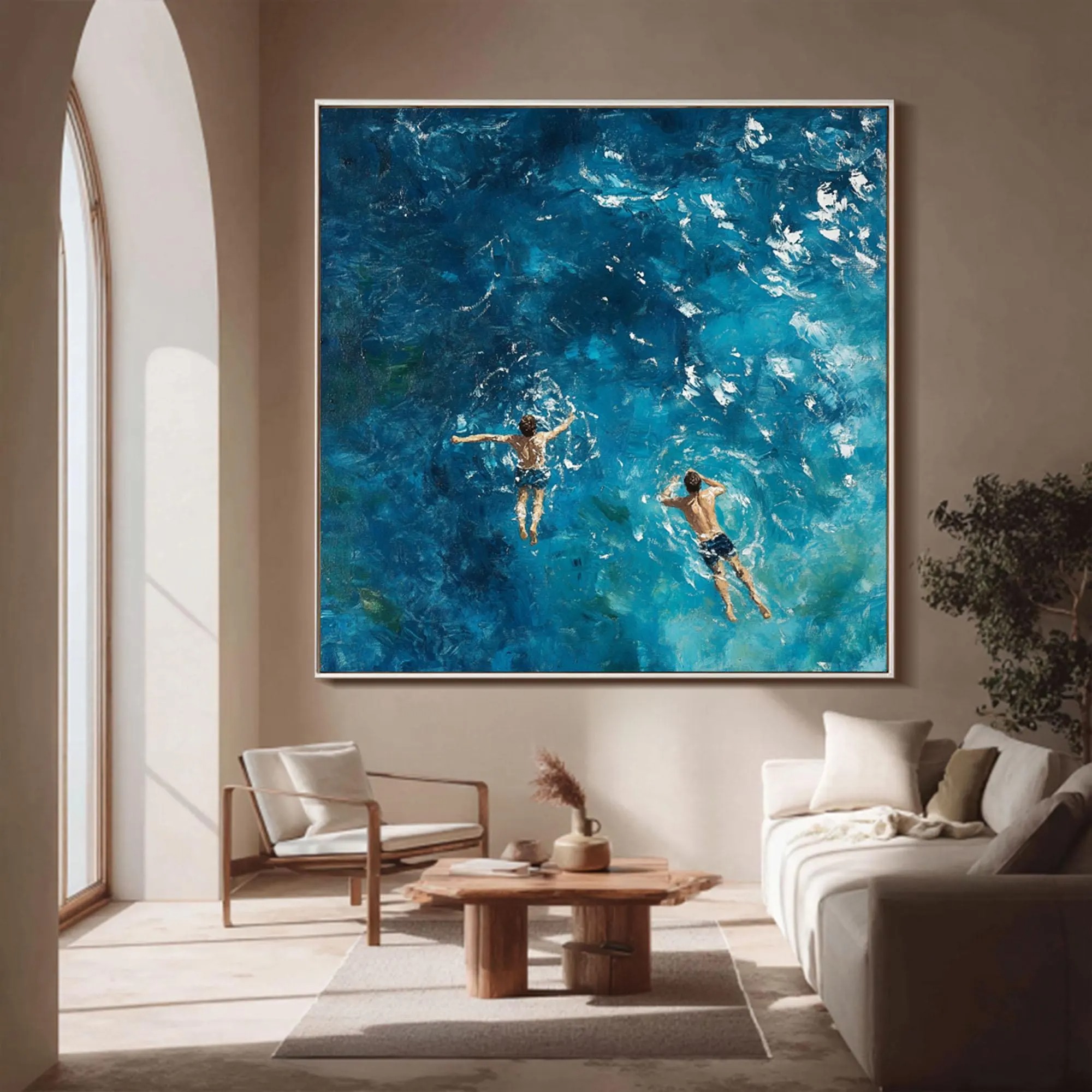 Swimming in Color’s Embrace