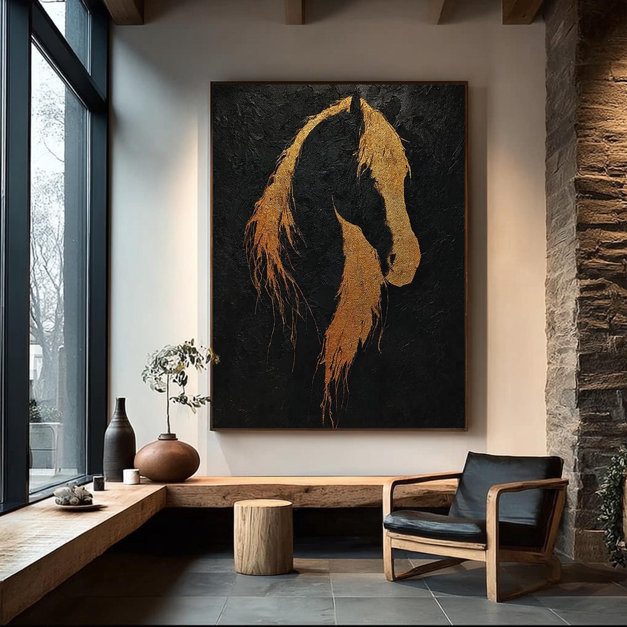 Ethereal Horse Portrait Oil