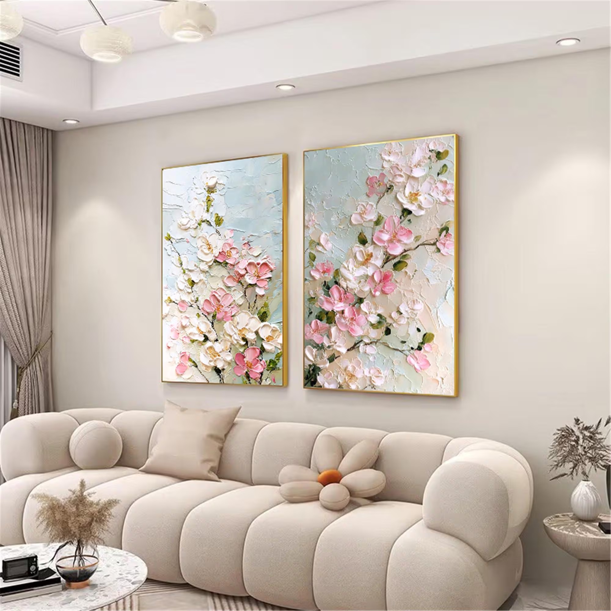 Chic Blossom Oil Artworks