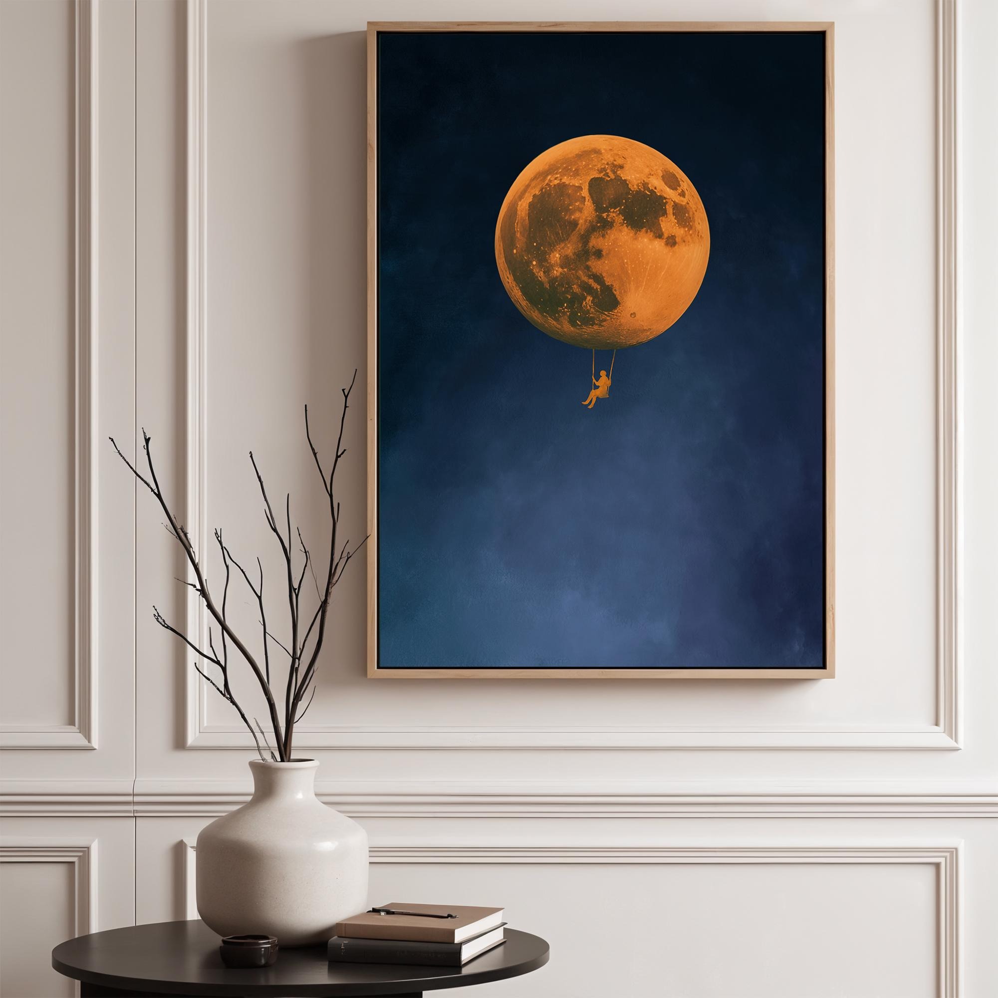Moon Swing in the Void
