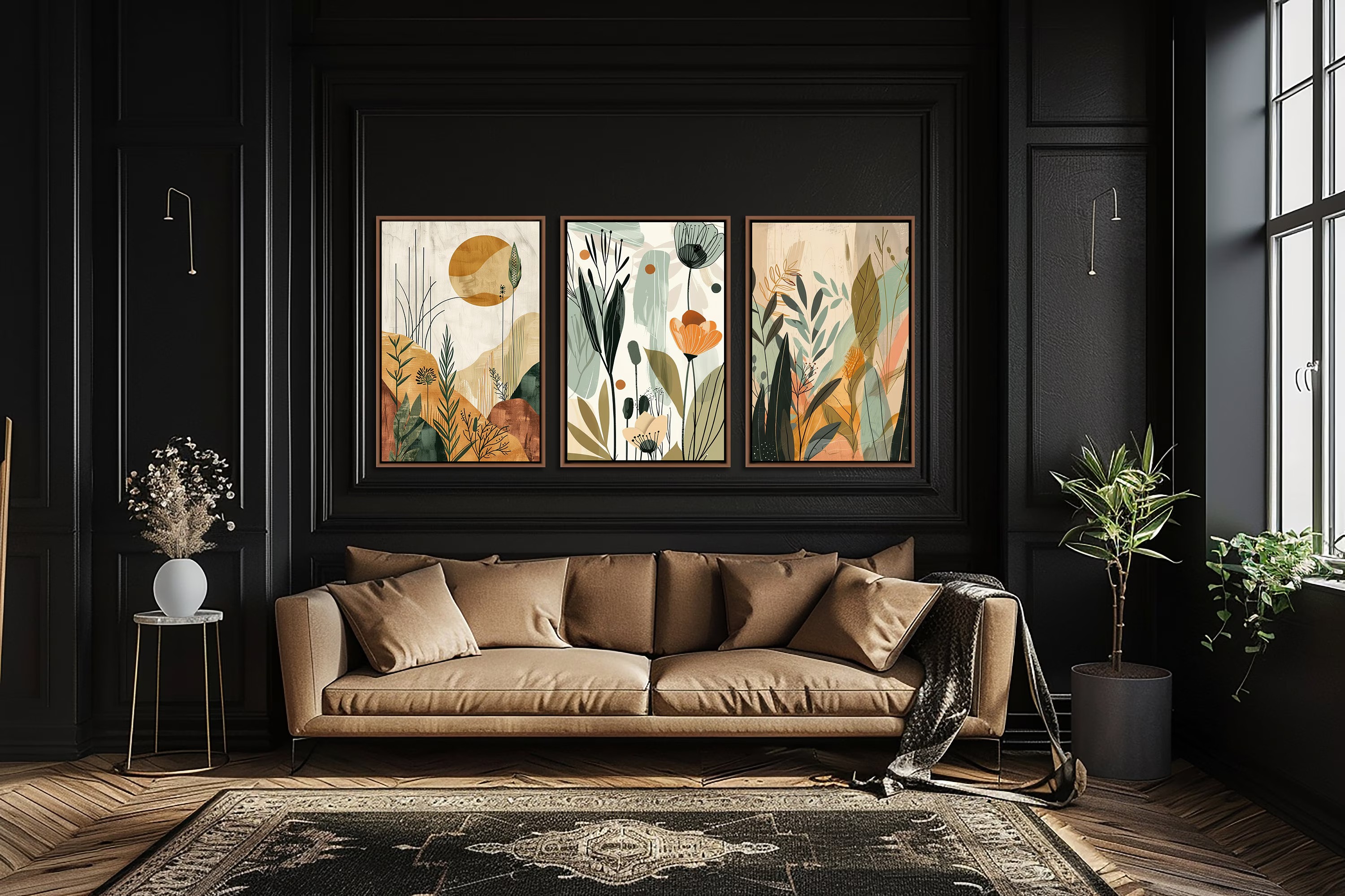 Nature's Whisper - Abstract Plant Symphony