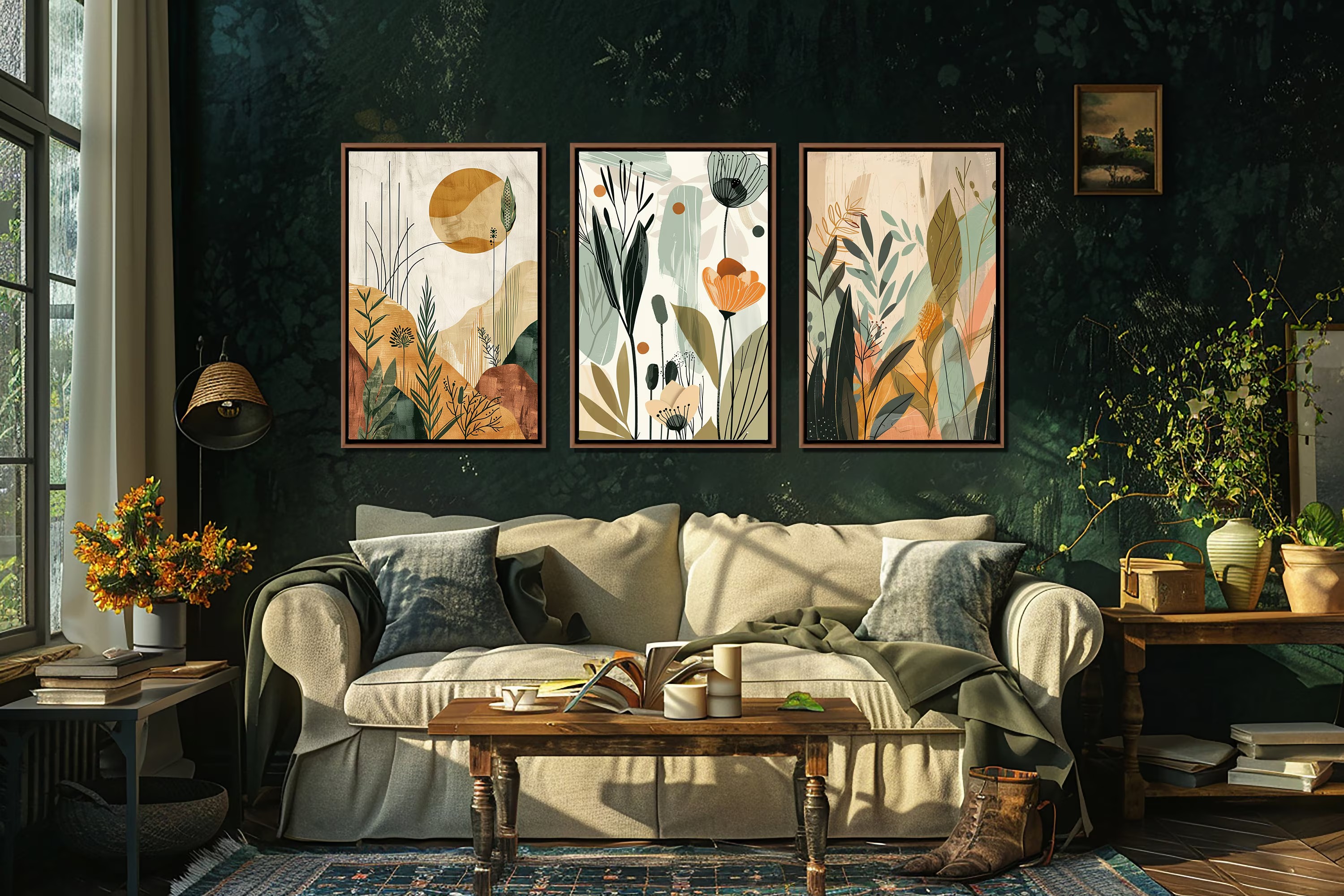 Nature's Whisper - Abstract Plant Symphony