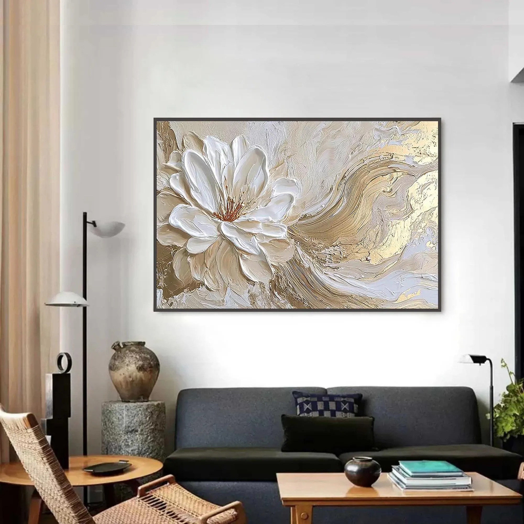 Sophisticated Floral Vortex