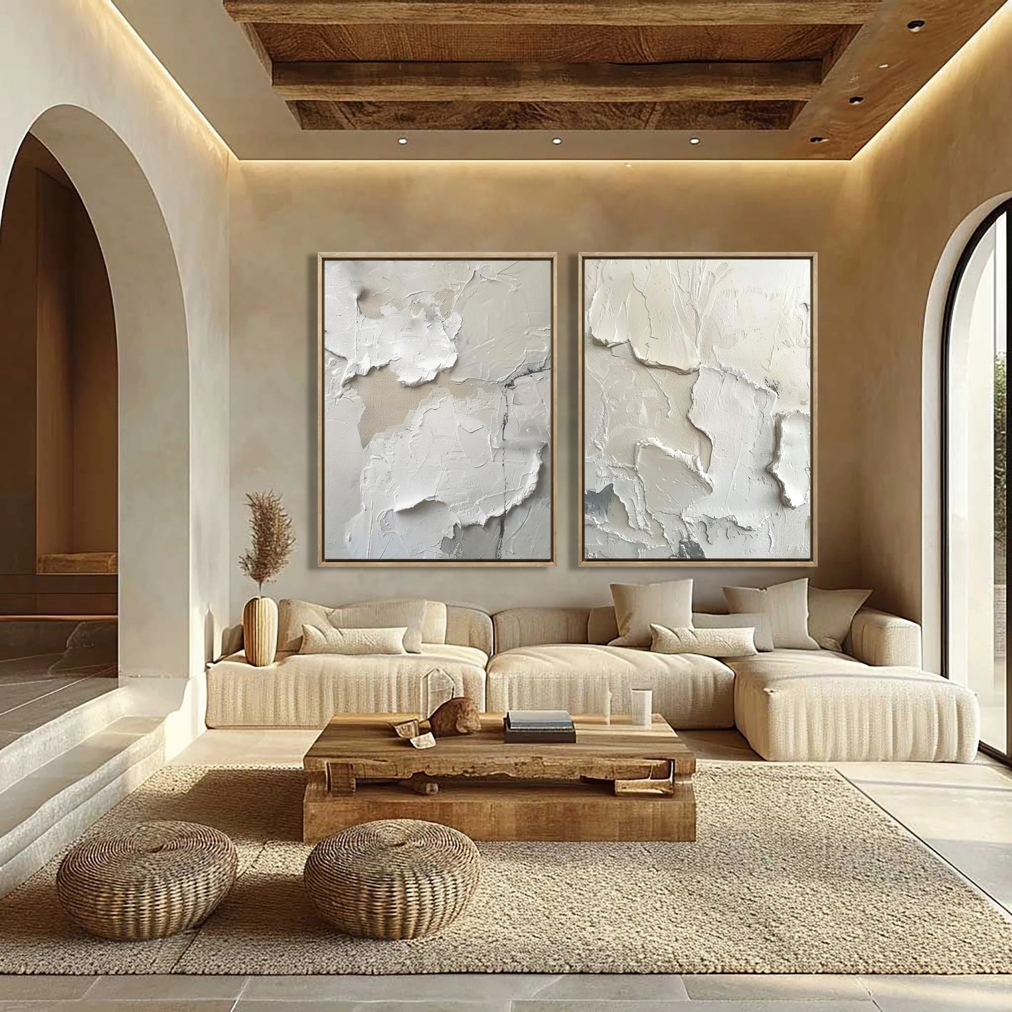 Minimalist Cracked Elegance